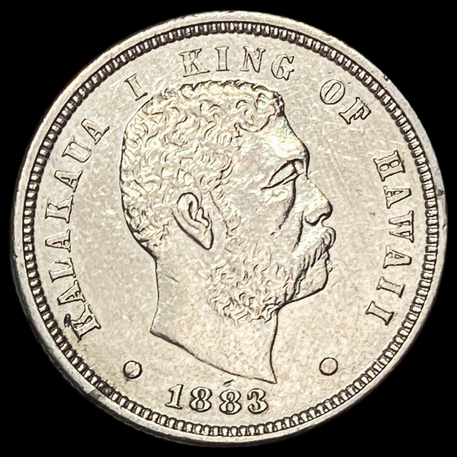 1883 Hawaii Silver One Dime UNCIRCULATED: 1883 Hawaii Silver One Dime UNCIRCULATED