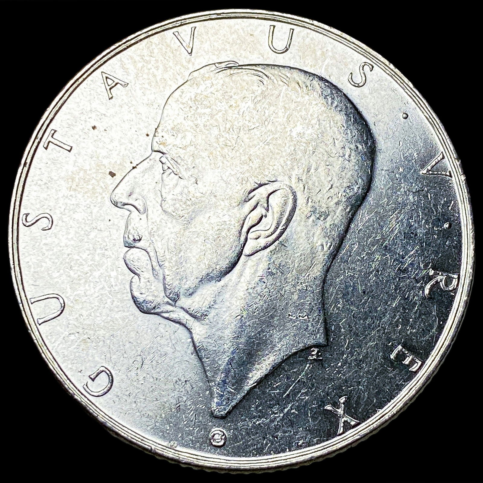 1938 Sweden Silver 2 Kroner UNCIRCULATED: 1938 Sweden Silver 2 Kroner UNCIRCULATED