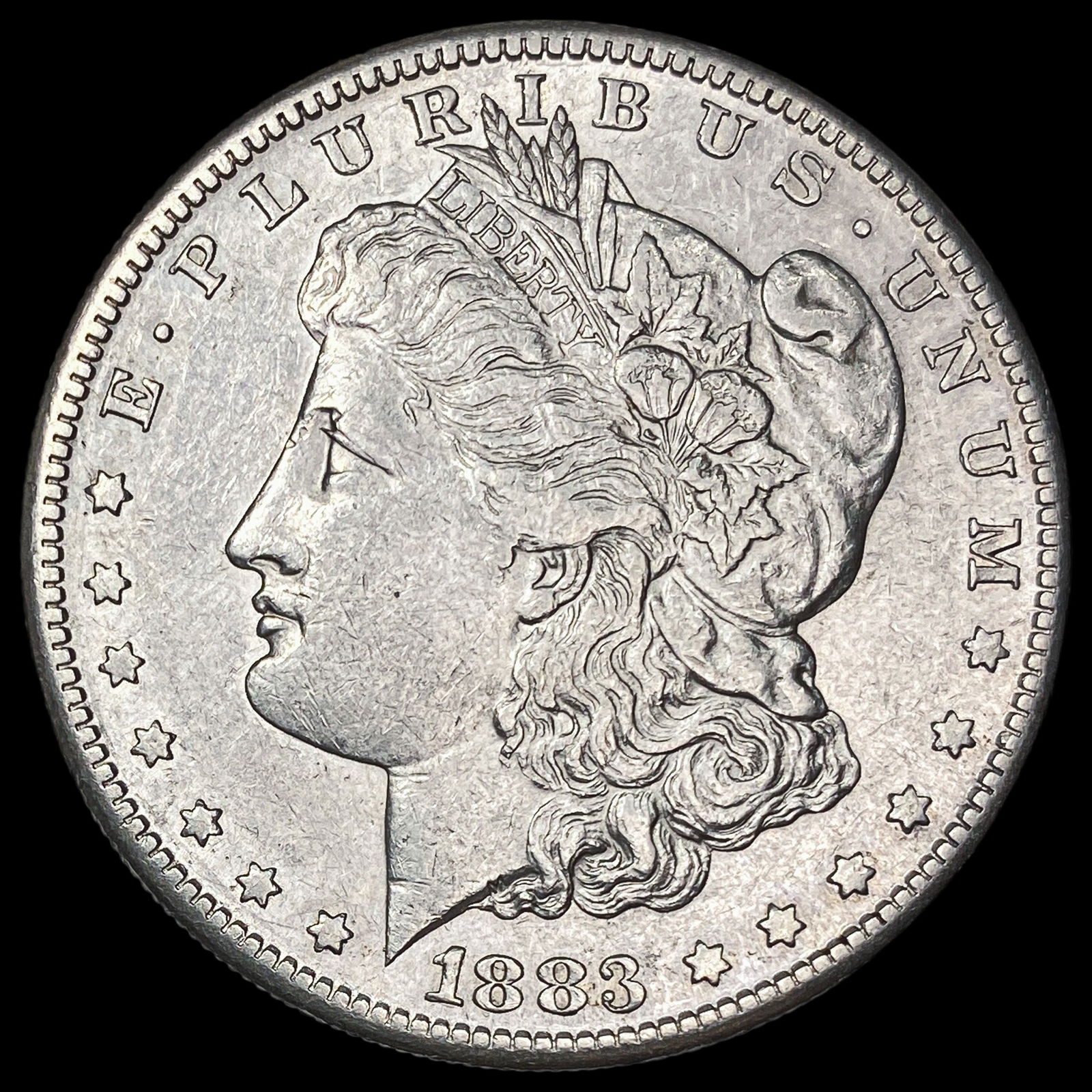 1883-S Silver Morgan Dollar CLOSELY UNCIRCULATED: 1883-S Silver Morgan Dollar CLOSELY UNCIRCULATED
