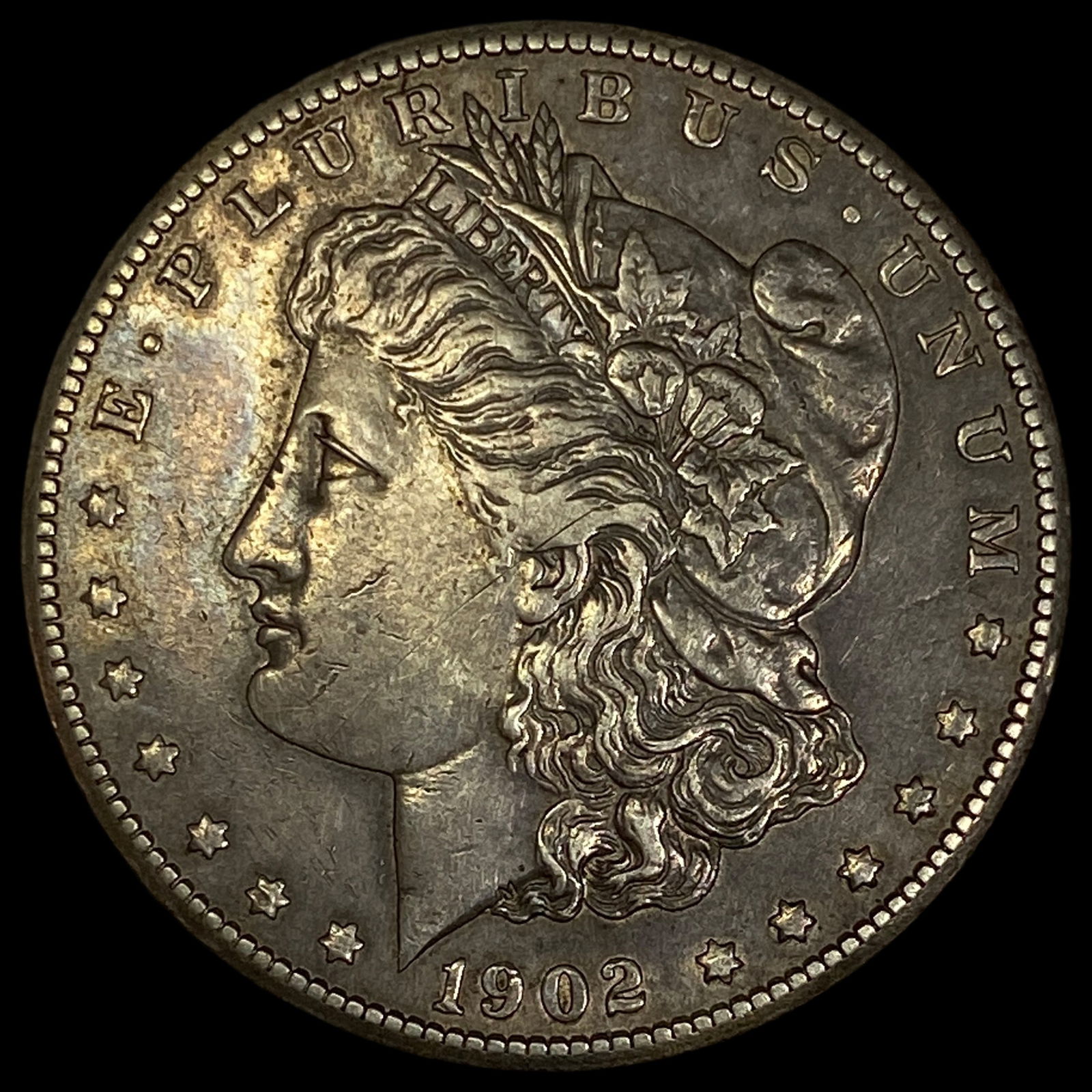 1902-S Silver Morgan Dollar CLOSELY UNCIRCULATED (1 of 2)