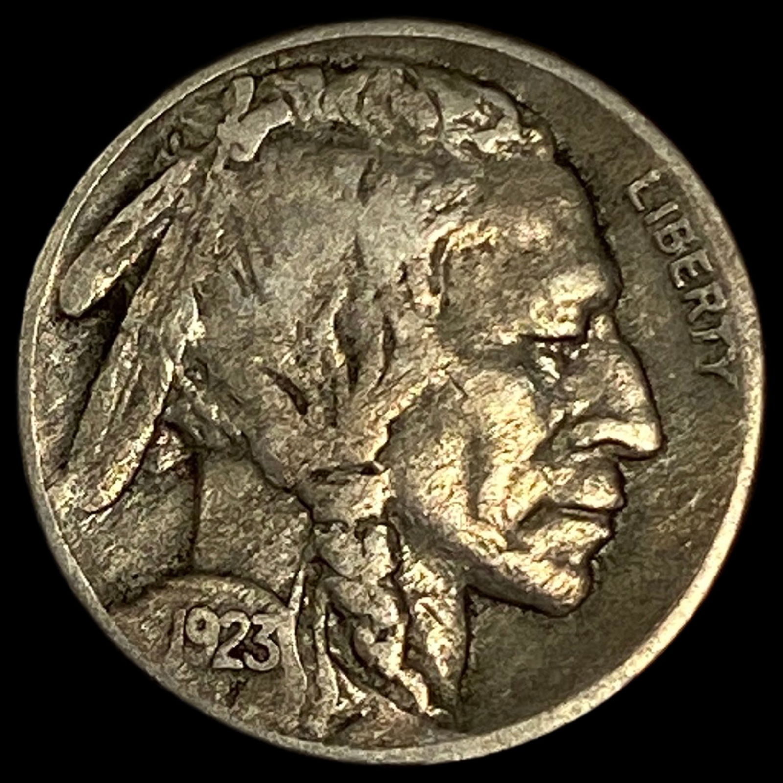 1923-S Buffalo Nickel LIGHTLY CIRCULATED: 1923-S Buffalo Nickel LIGHTLY CIRCULATED