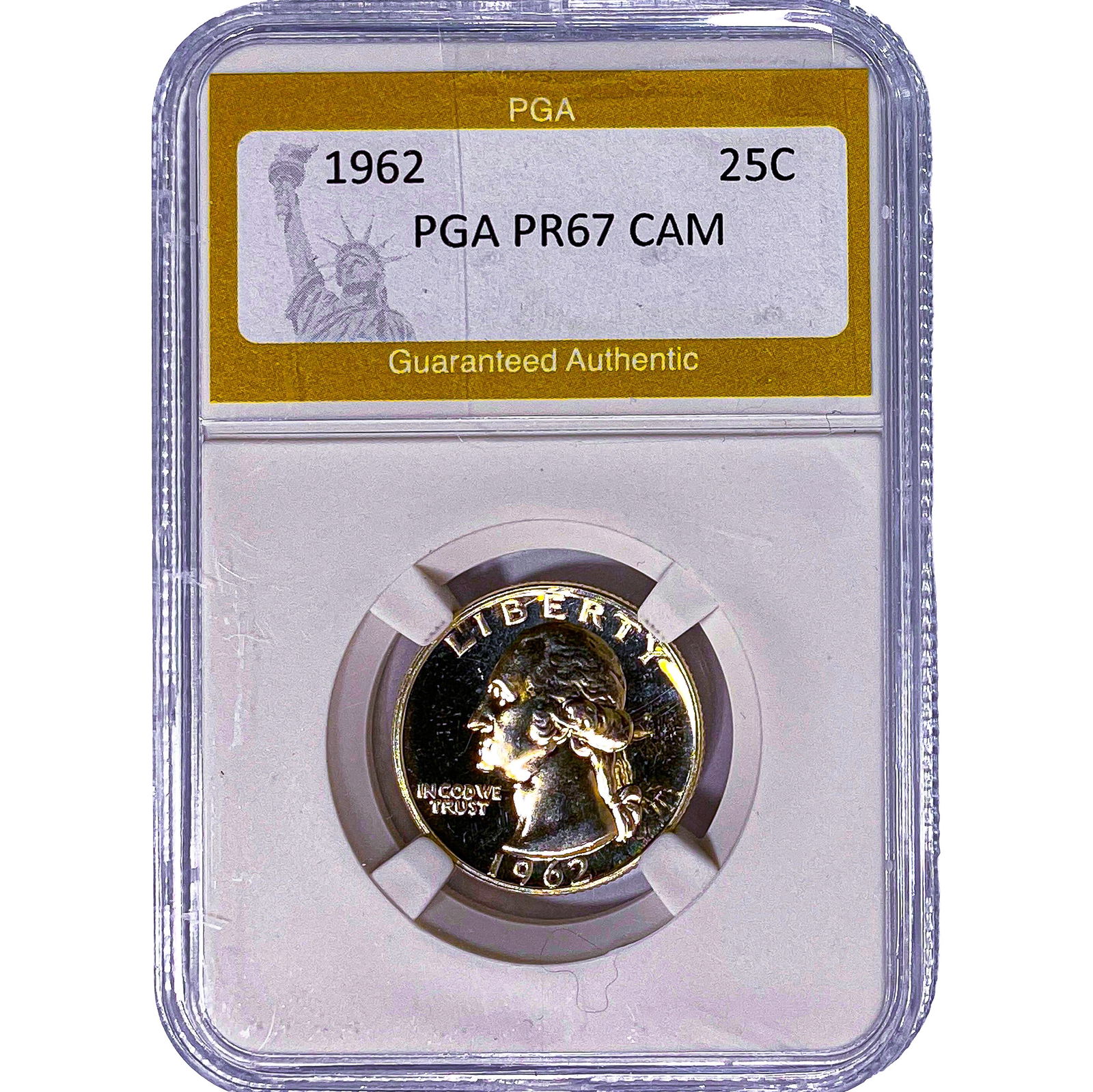 1962 Washington Silver Quarter PGA PR67 CAM: 1962 Washington Silver Quarter PGA PR67 CAM