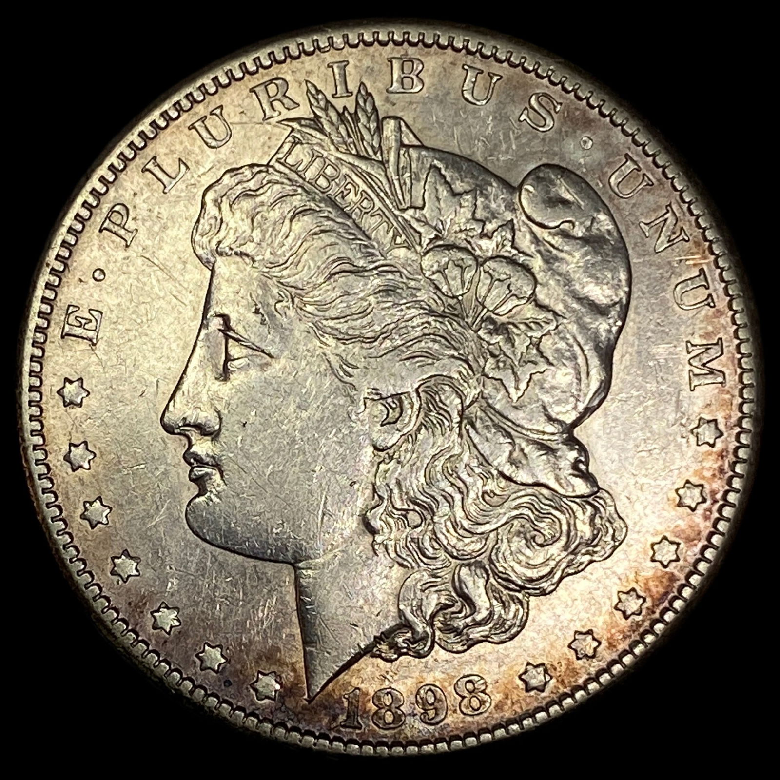 1898-S Silver Morgan Dollar CLOSELY UNCIRCULATED: 1898-S Silver Morgan Dollar CLOSELY UNCIRCULATED