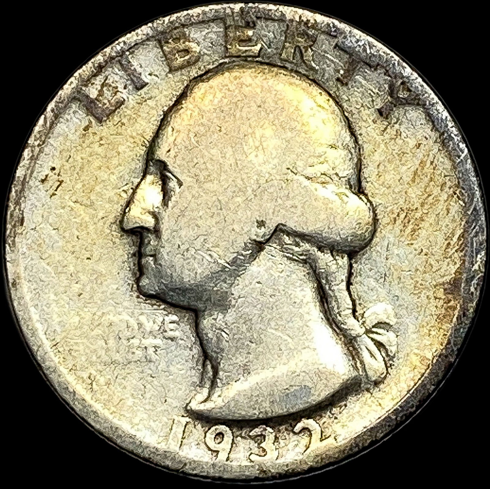 1932-S Silver Washington Quarter NICELY CIRCULATED: 1932-S Silver Washington Quarter NICELY CIRCULATED