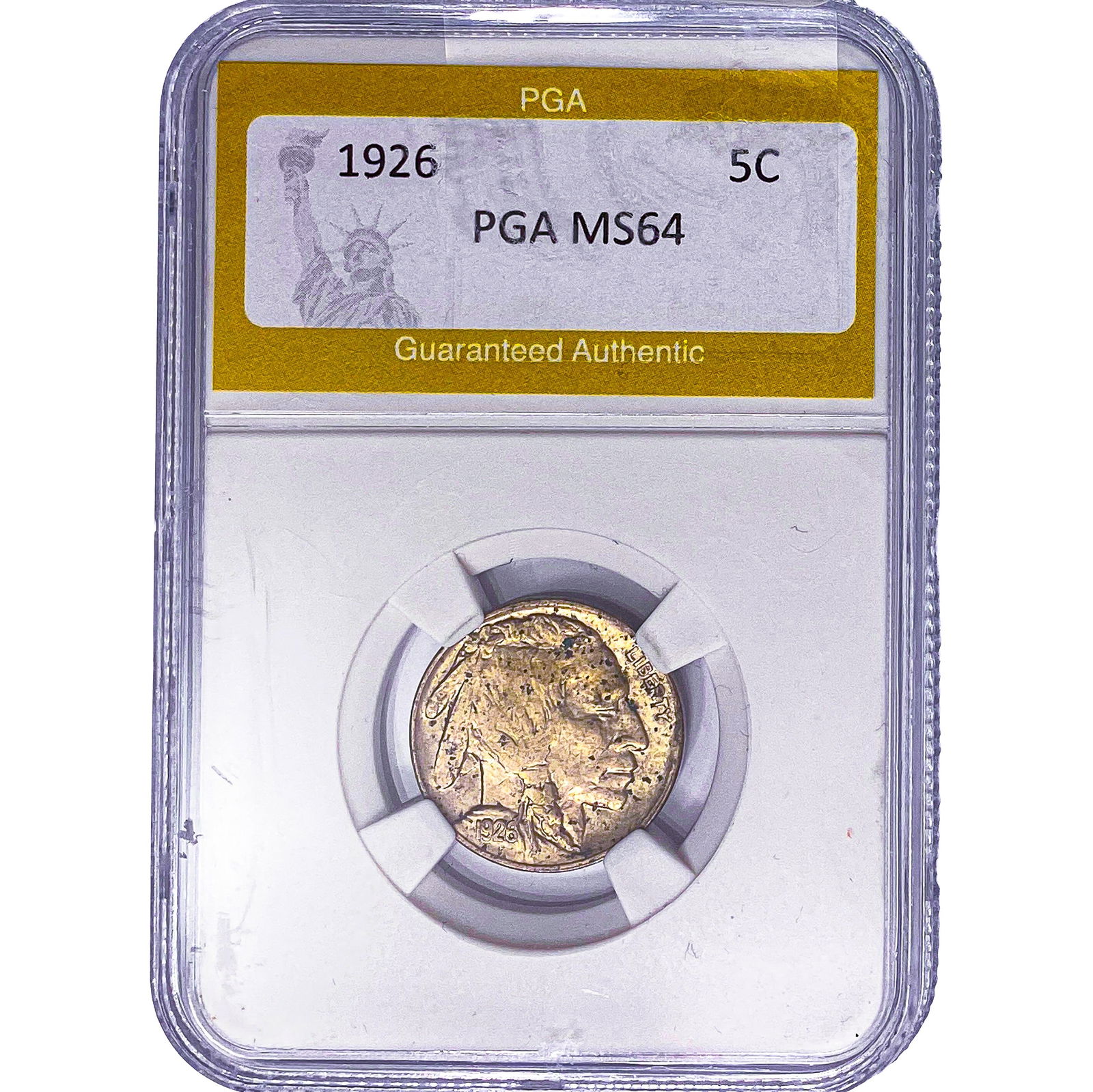 1926 Buffalo Nickel PGA MS64: 1926 Buffalo Nickel PGA MS64