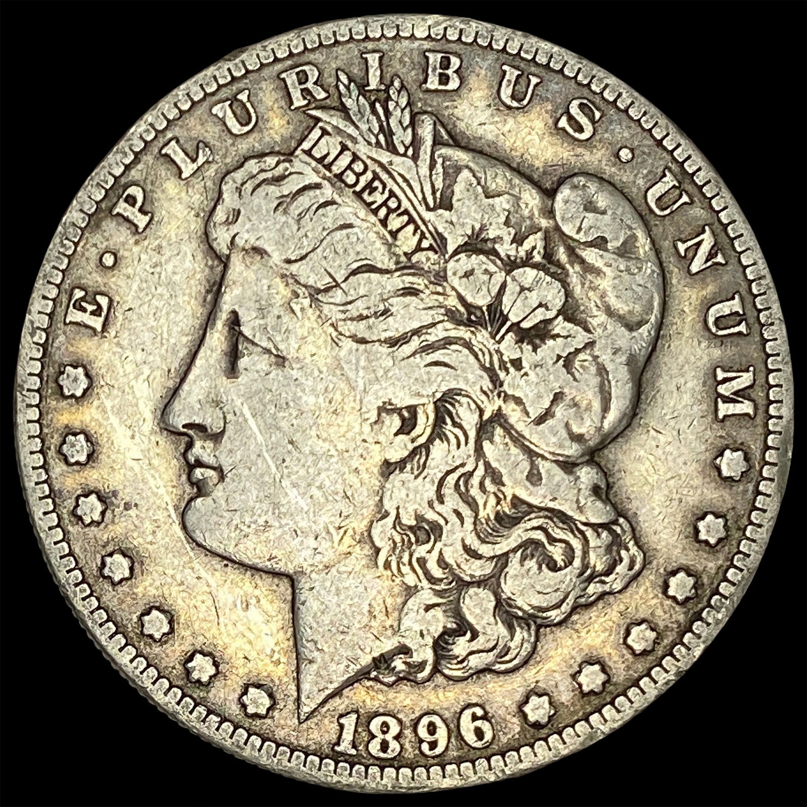 1896-S Silver Morgan Dollar ABOUT UNCIRCULATED: 1896-S Silver Morgan Dollar ABOUT UNCIRCULATED