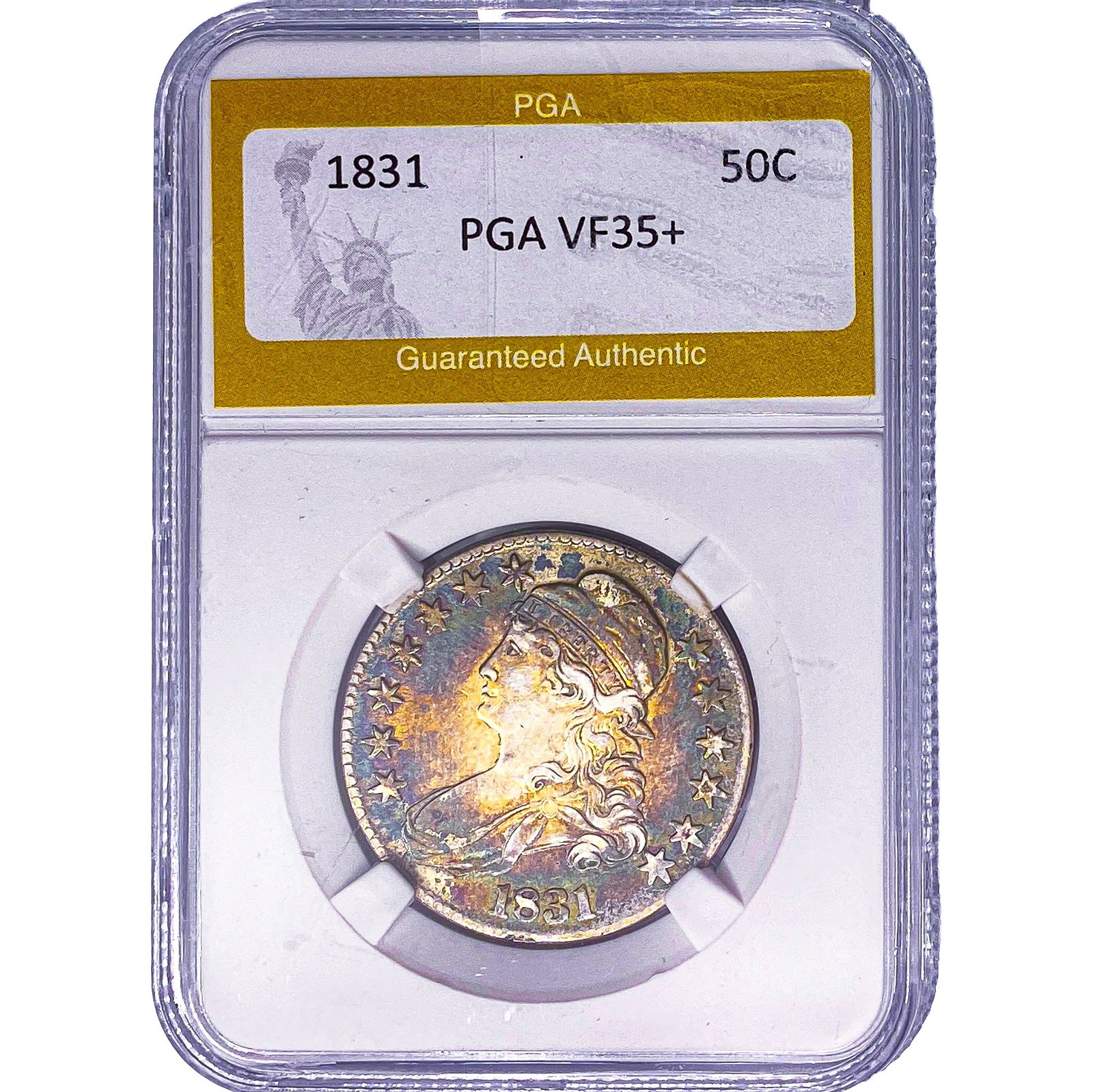 1831 Capped Bust Half Dollar PGA VF35+ (1 of 2)