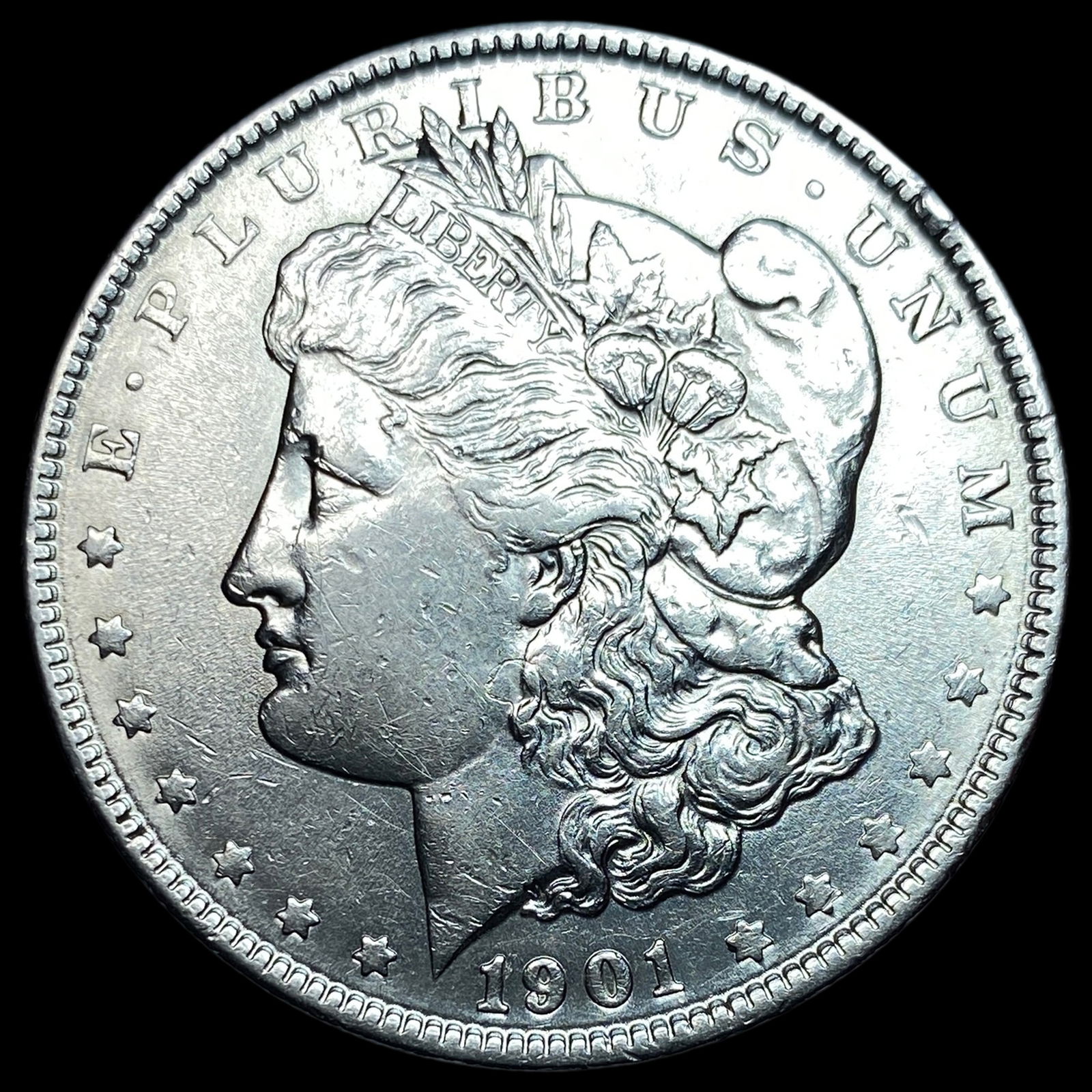 1901 Morgan Silver Dollar CLOSELY UNCIRCULATED: 1901 Morgan Silver Dollar CLOSELY UNCIRCULATED