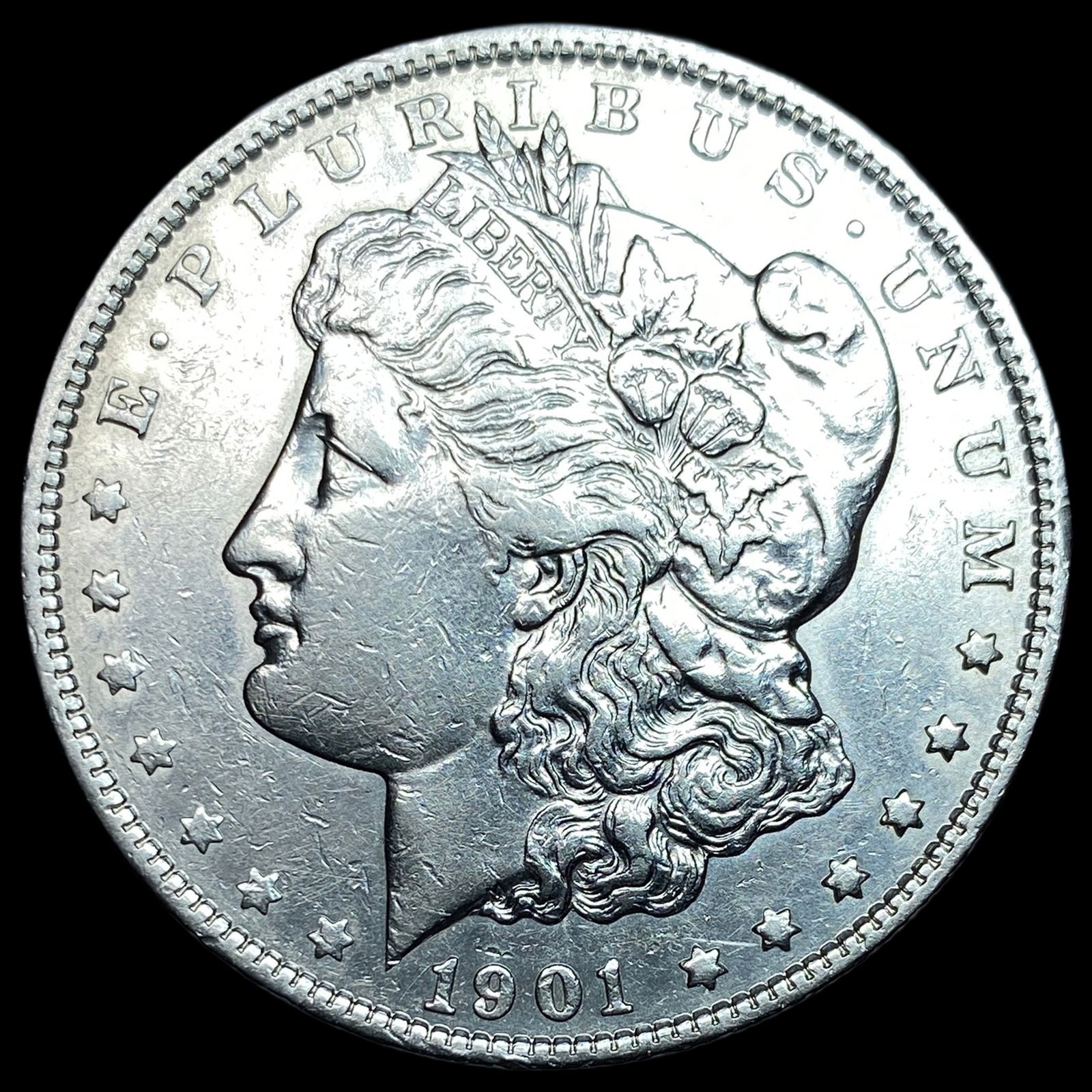 1901 Morgan Silver Dollar CLOSELY UNCIRCULATED: 1901 Morgan Silver Dollar CLOSELY UNCIRCULATED