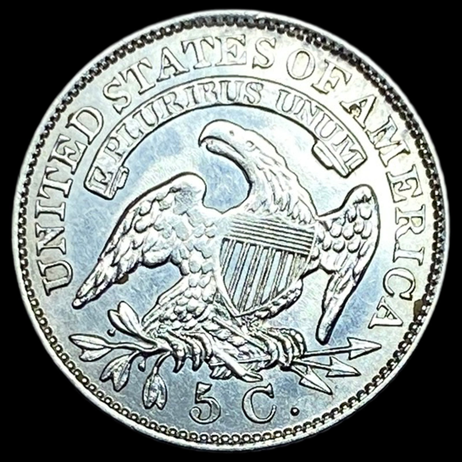 1830 Capped Bust Half Dime CLOSELY UNCIRCULATED - 2