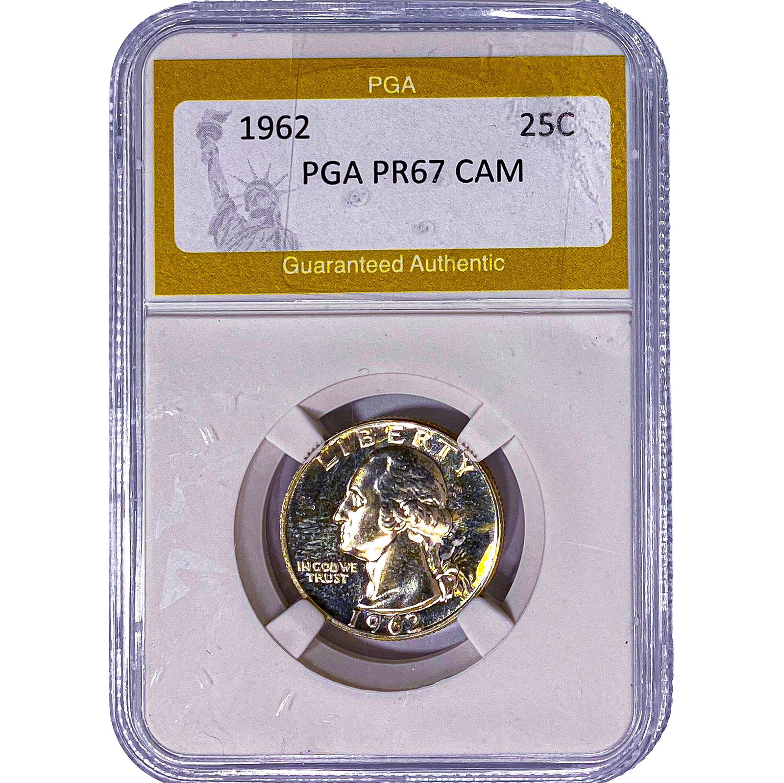 1962 Washington Silver Quarter PGA PR67 CAM: 1962 Washington Silver Quarter PGA PR67 CAM