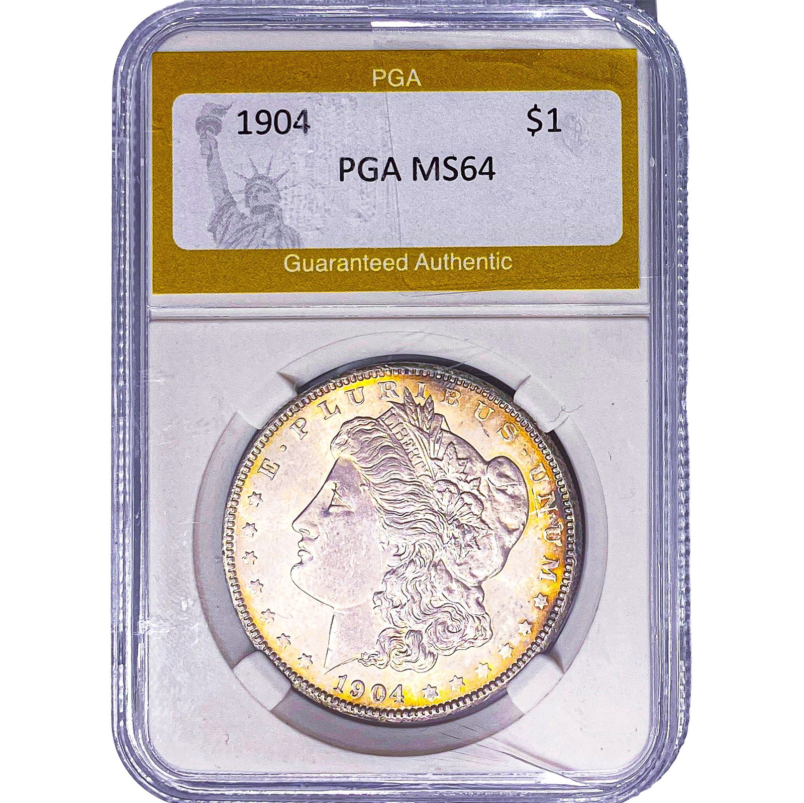1904 Morgan Silver Dollar PGA MS64: 1904 Morgan Silver Dollar PGA MS64