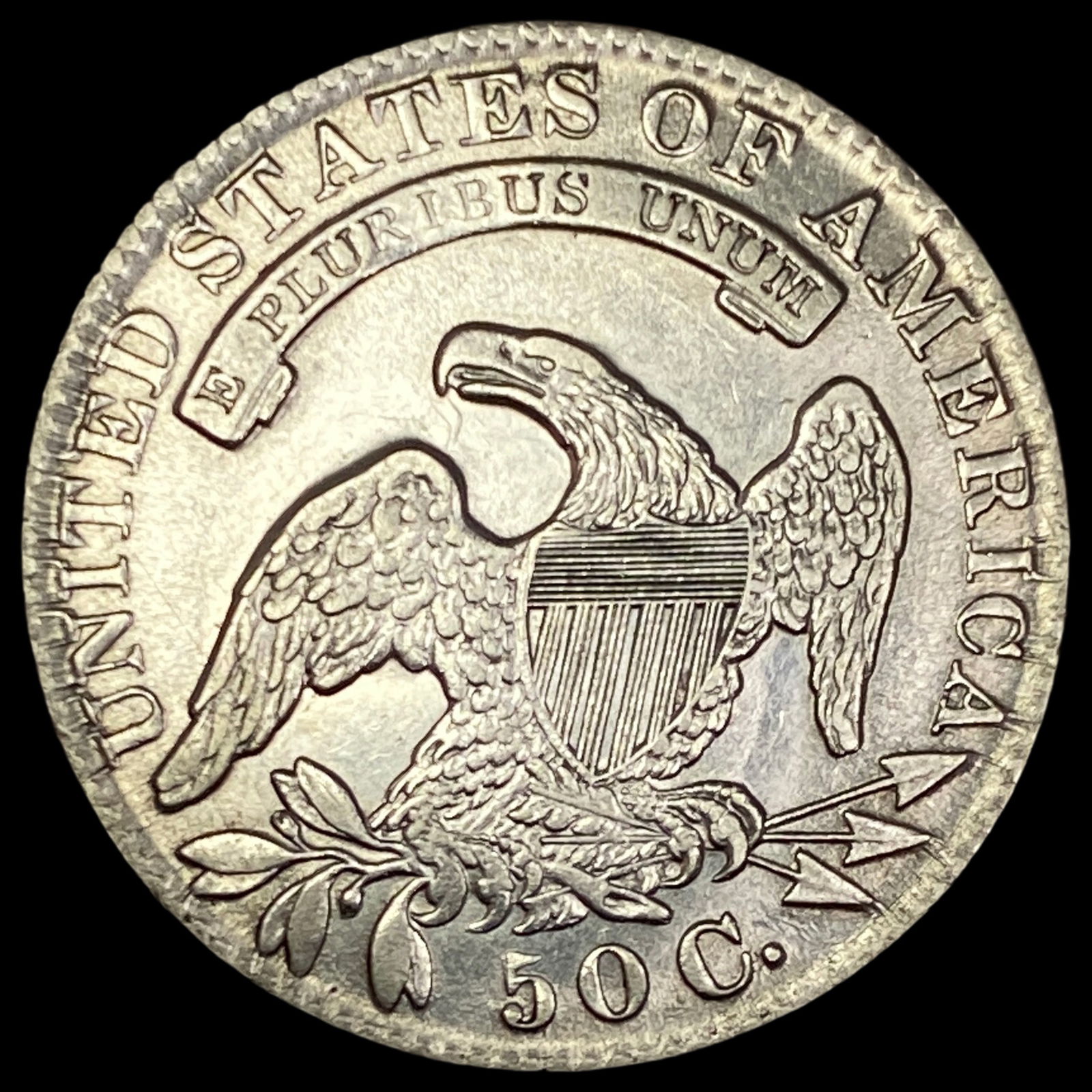 1831 Capped Bust Half Dollar CLOSELY UNCIRCULATED - 2