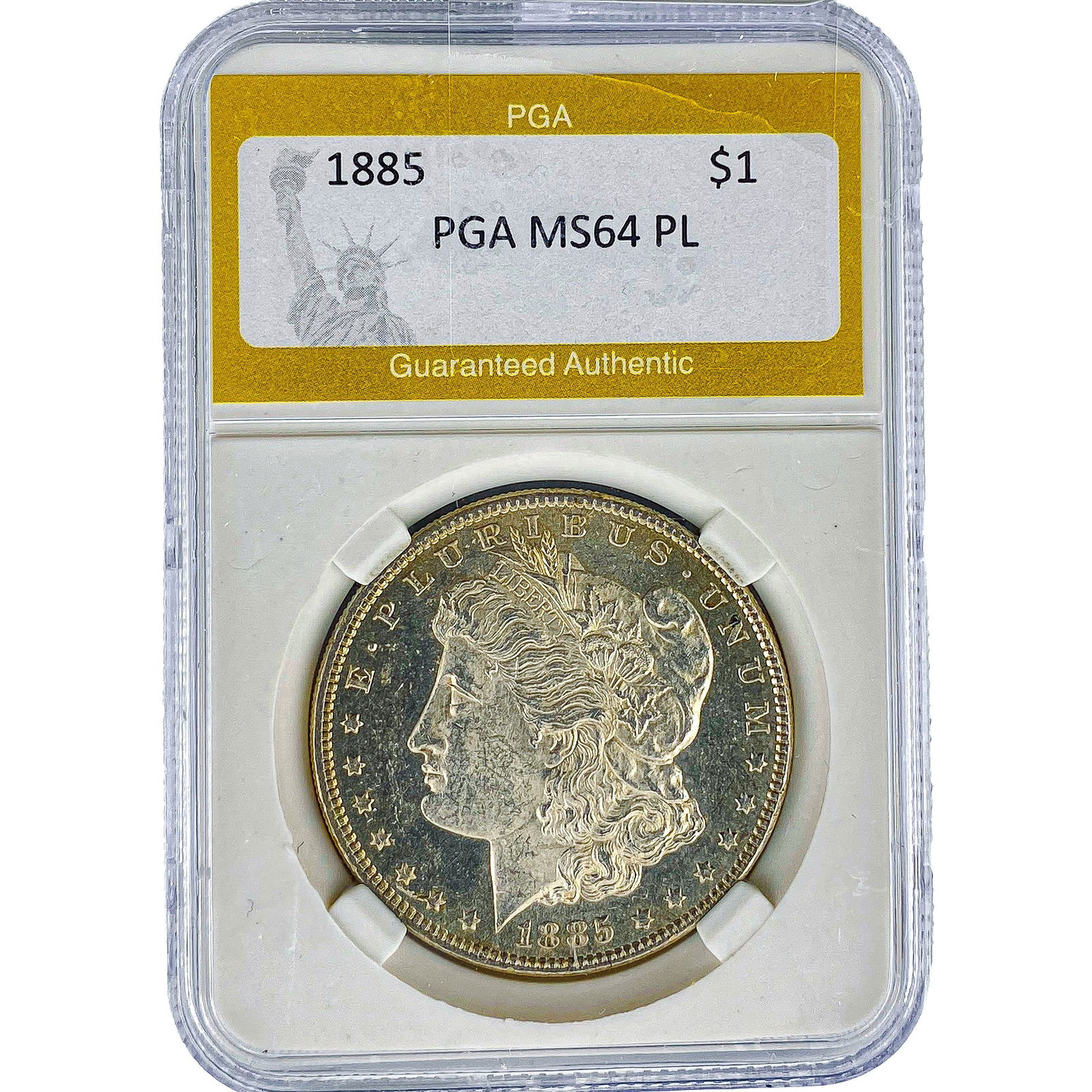 1885 Morgan Silver Dollar PGA MS64 PL (1 of 2)