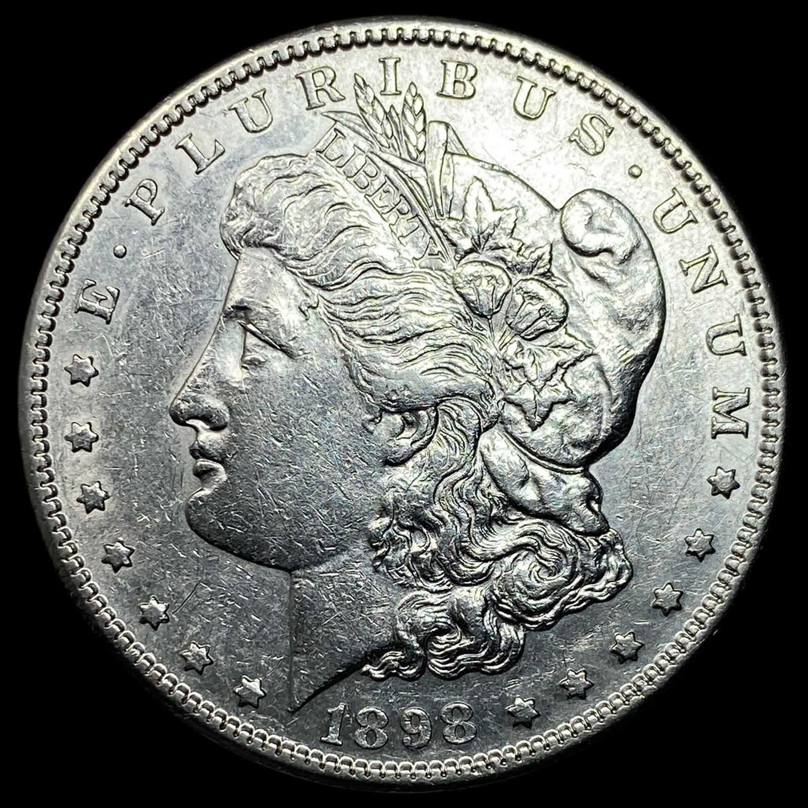 1898-S Silver Morgan Dollar CLOSELY UNCIRCULATED: 1898-S Silver Morgan Dollar CLOSELY UNCIRCULATED