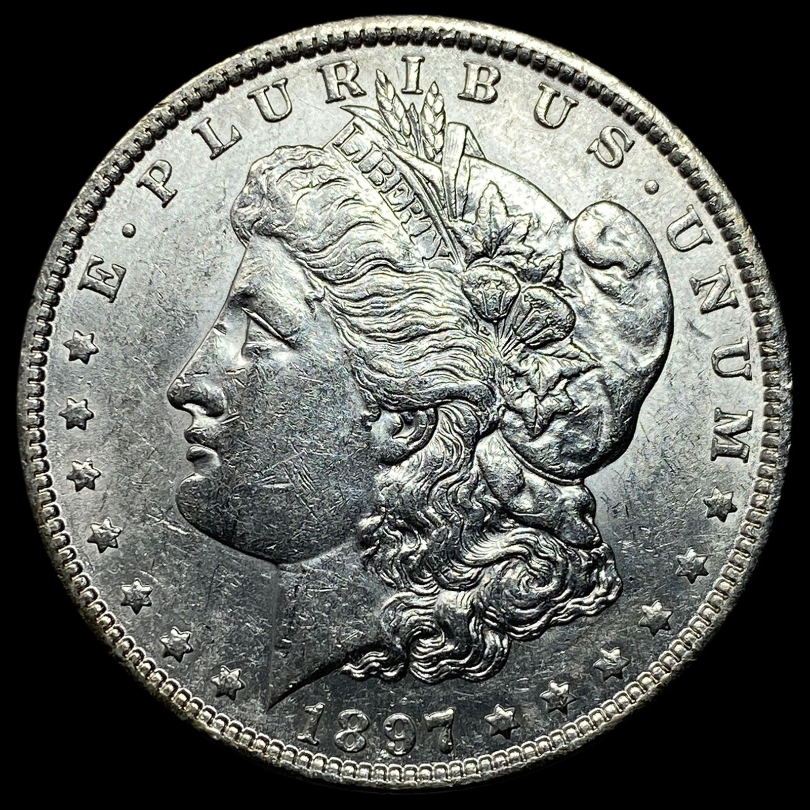 1897-O Silver Morgan Dollar CLOSELY UNCIRCULATED: 1897-O Silver Morgan Dollar CLOSELY UNCIRCULATED