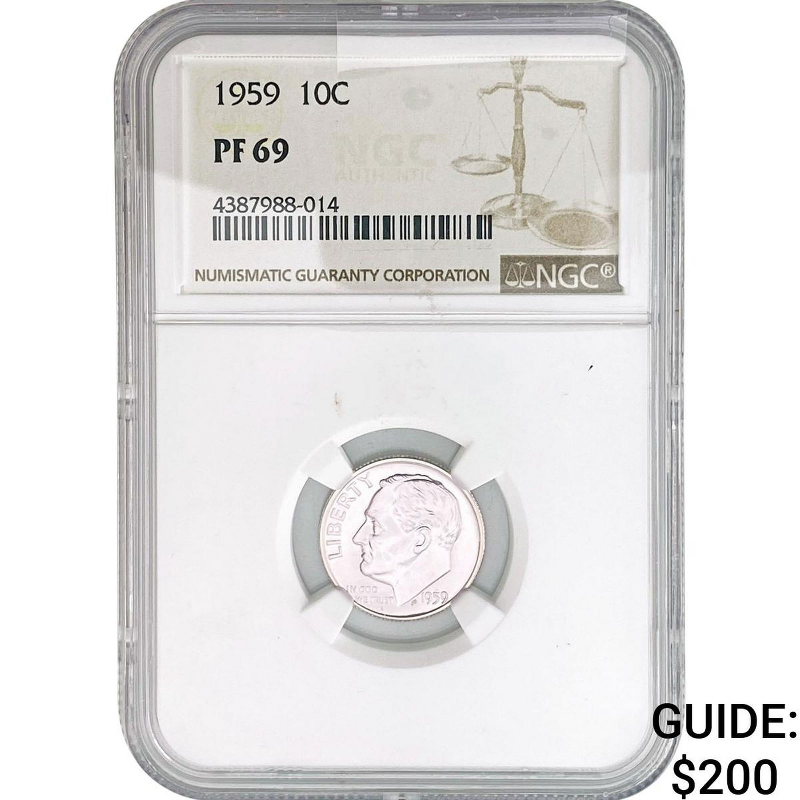 1959 Roosevelt Dime NGC PF69 (1 of 2)