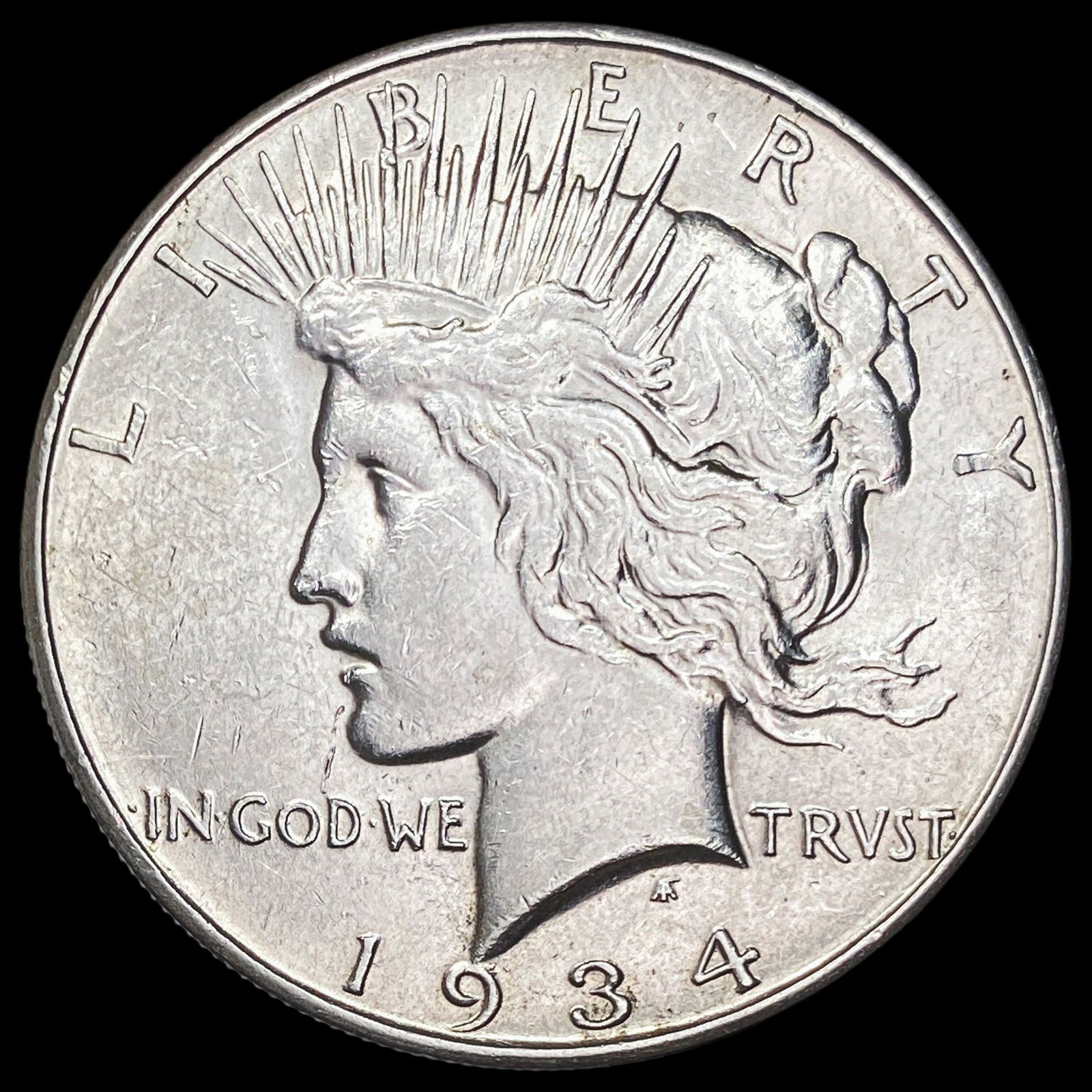 1934-D Silver Peace Dollar CLOSELY UNCIRCULATED: 1934-D Silver Peace Dollar CLOSELY UNCIRCULATED