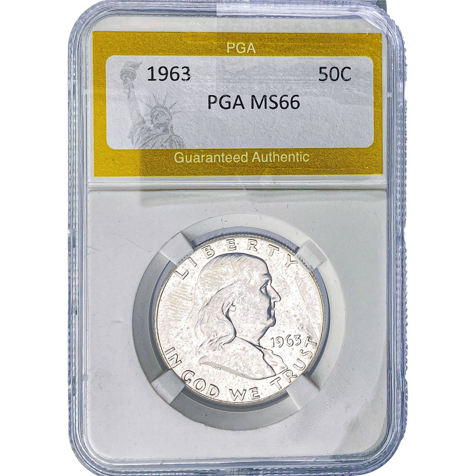 1963 Franklin Half Dollar PGA MS66 (1 of 2)