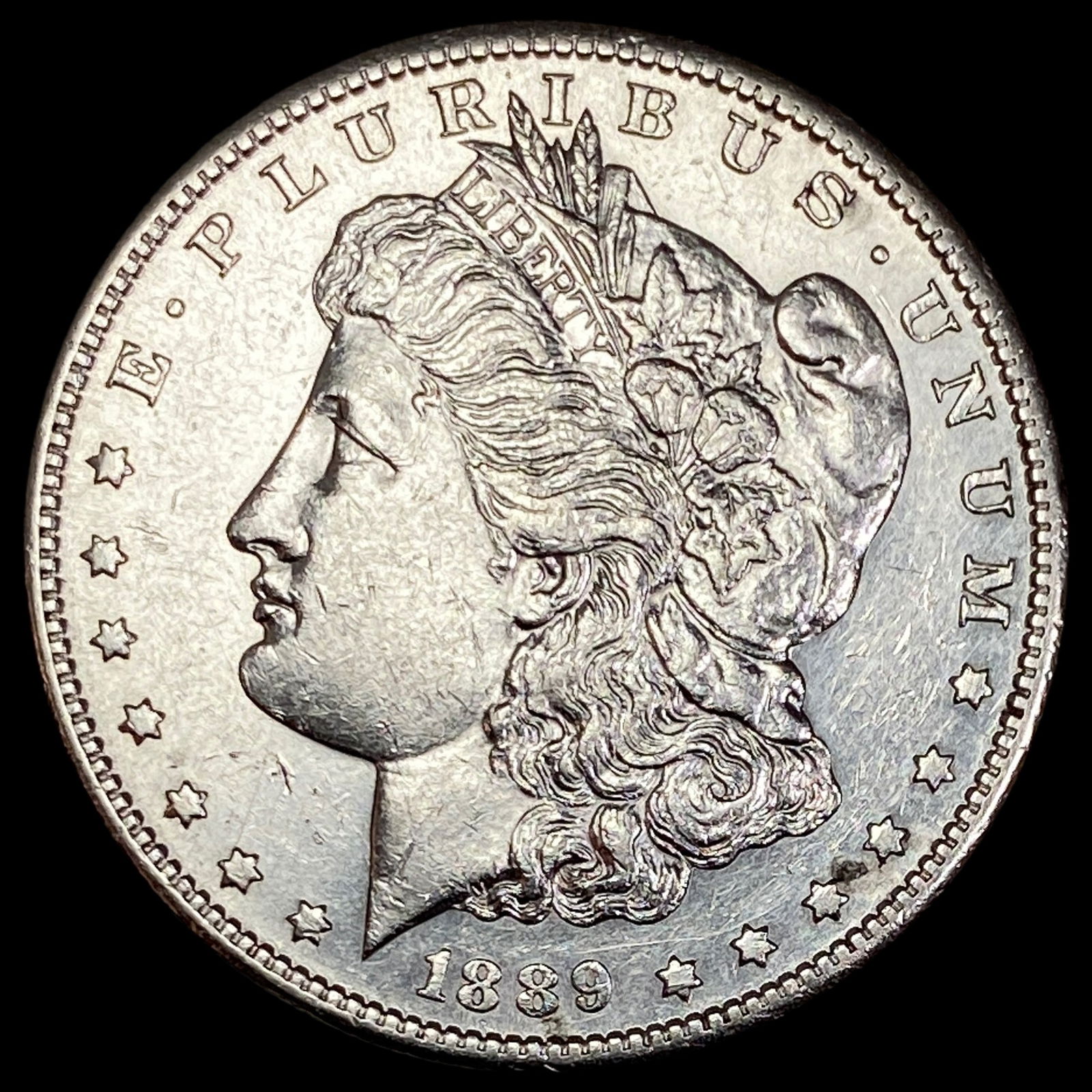1889-S Silver Morgan Dollar CLOSELY UNCIRCULATED (1 of 2)