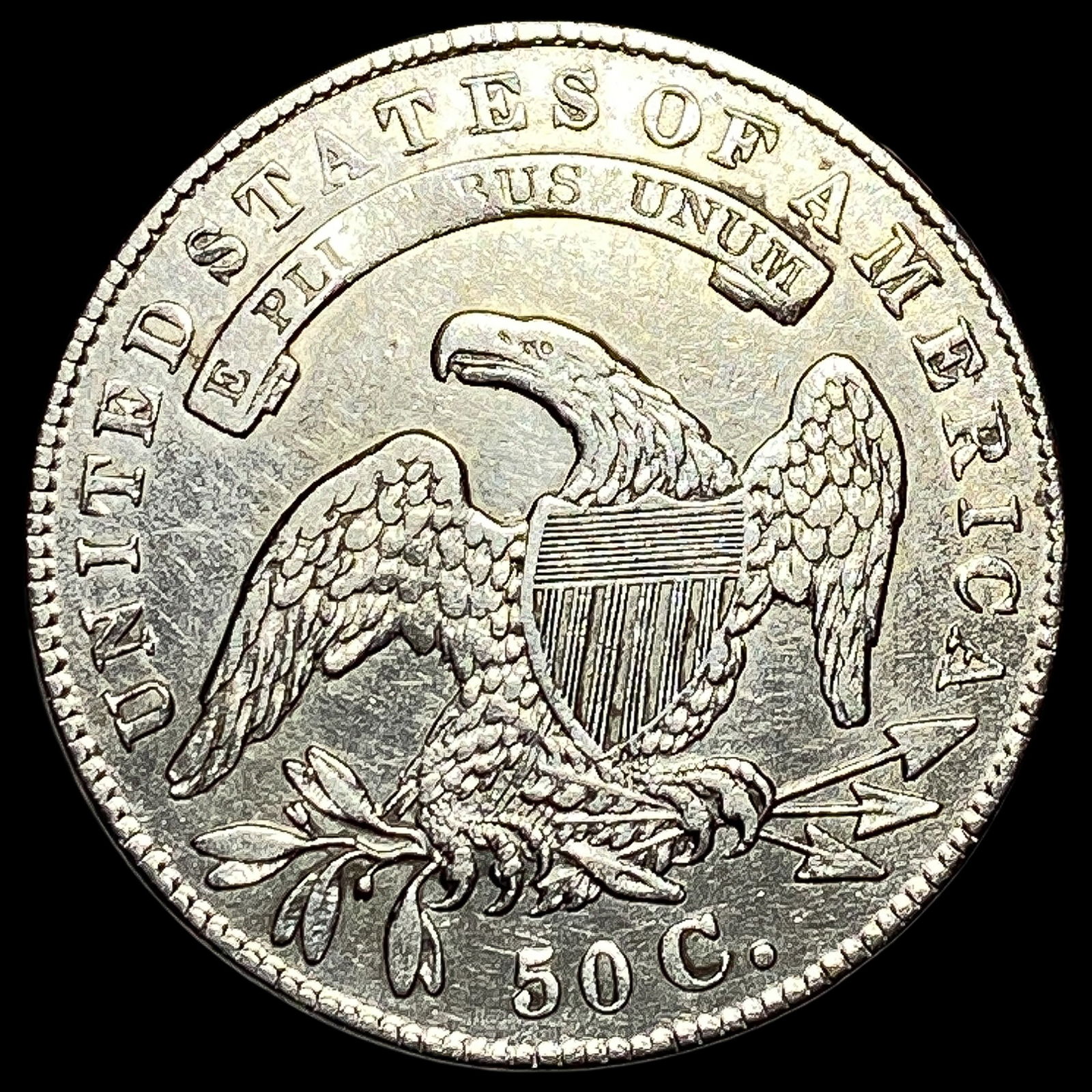 1835 Capped Bust Half Dollar CLOSELY UNCIRCULATED - 2