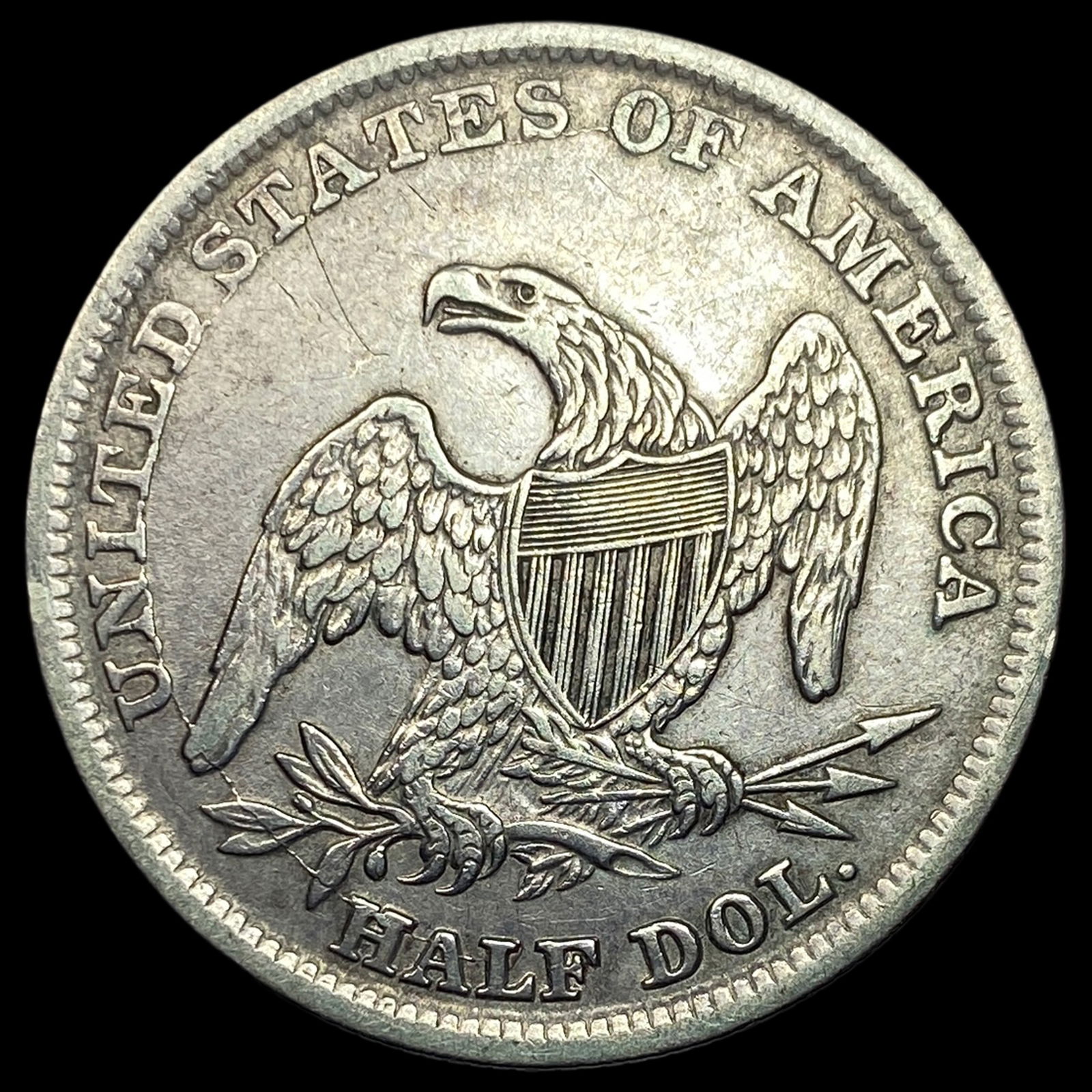 1838 Capped Bust Half Dollar CLOSELY UNCIRCULATED - 2