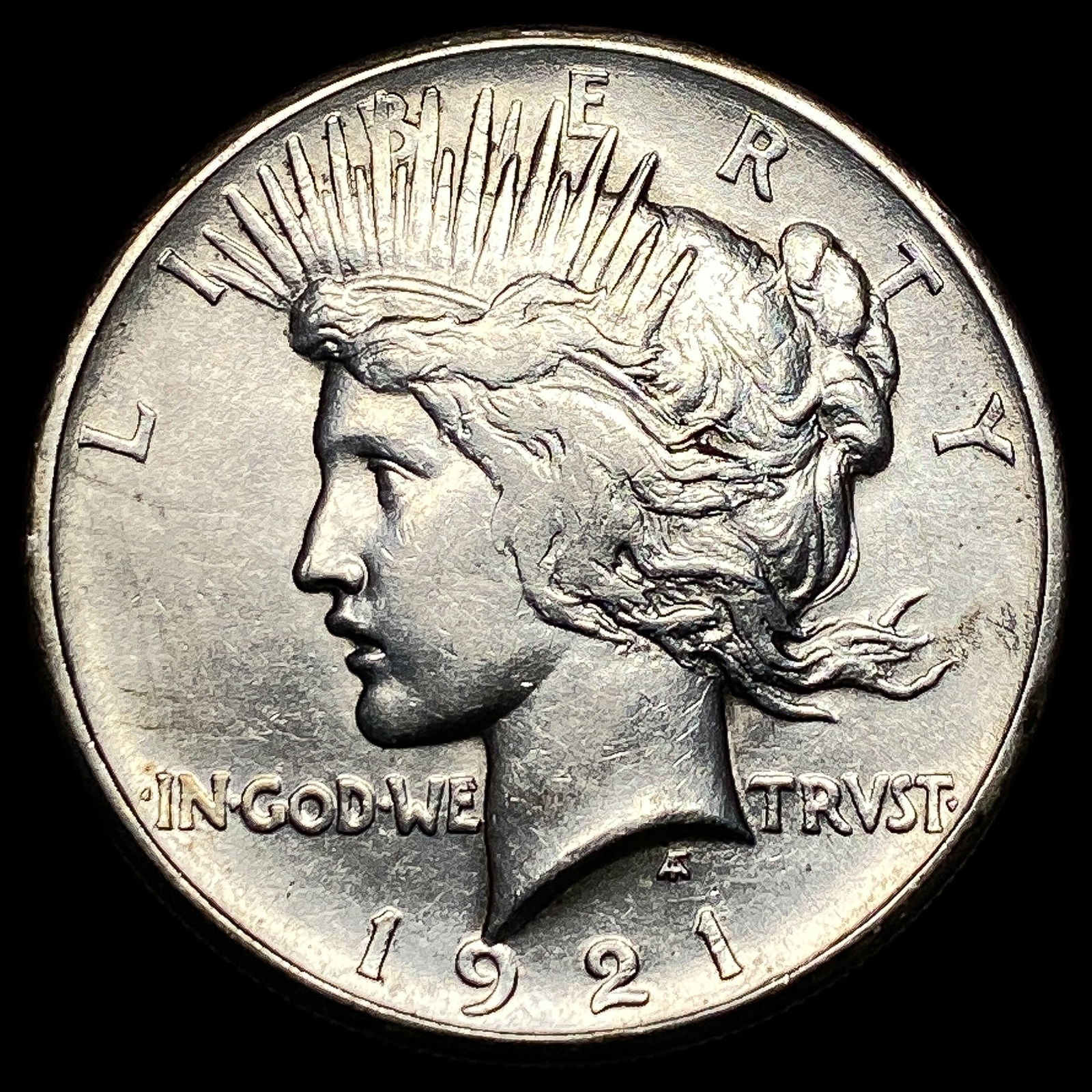 1921 Silver Peace Dollar CLOSELY UNCIRCULATED: 1921 Silver Peace Dollar CLOSELY UNCIRCULATED