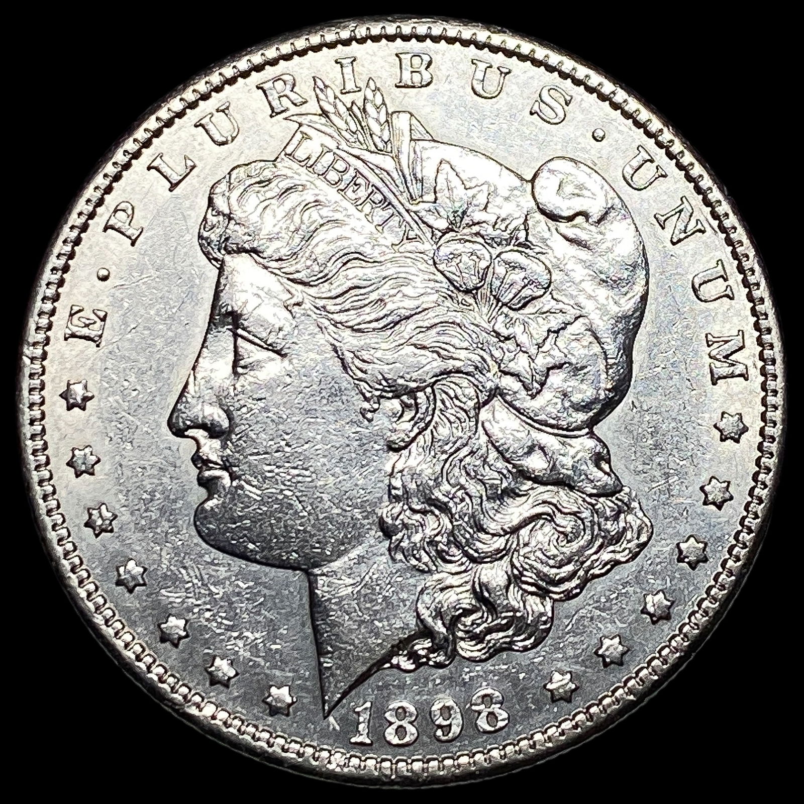 1898-S Morgan Silver Dollar CLOSELY UNCIRCULATED: 1898-S Morgan Silver Dollar CLOSELY UNCIRCULATED
