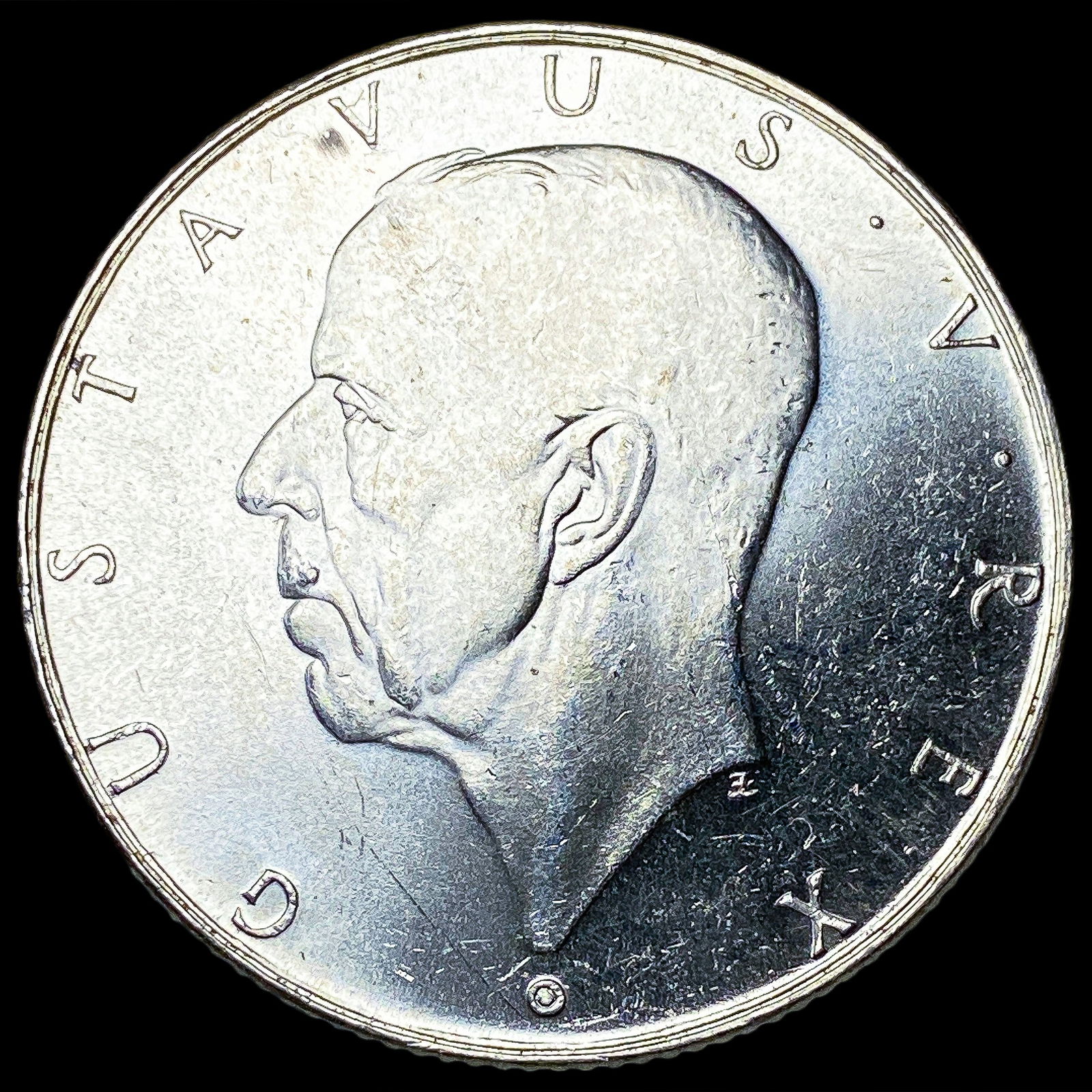 1938 Sweden Silver 2 Kroner UNCIRCULATED: 1938 Sweden Silver 2 Kroner UNCIRCULATED