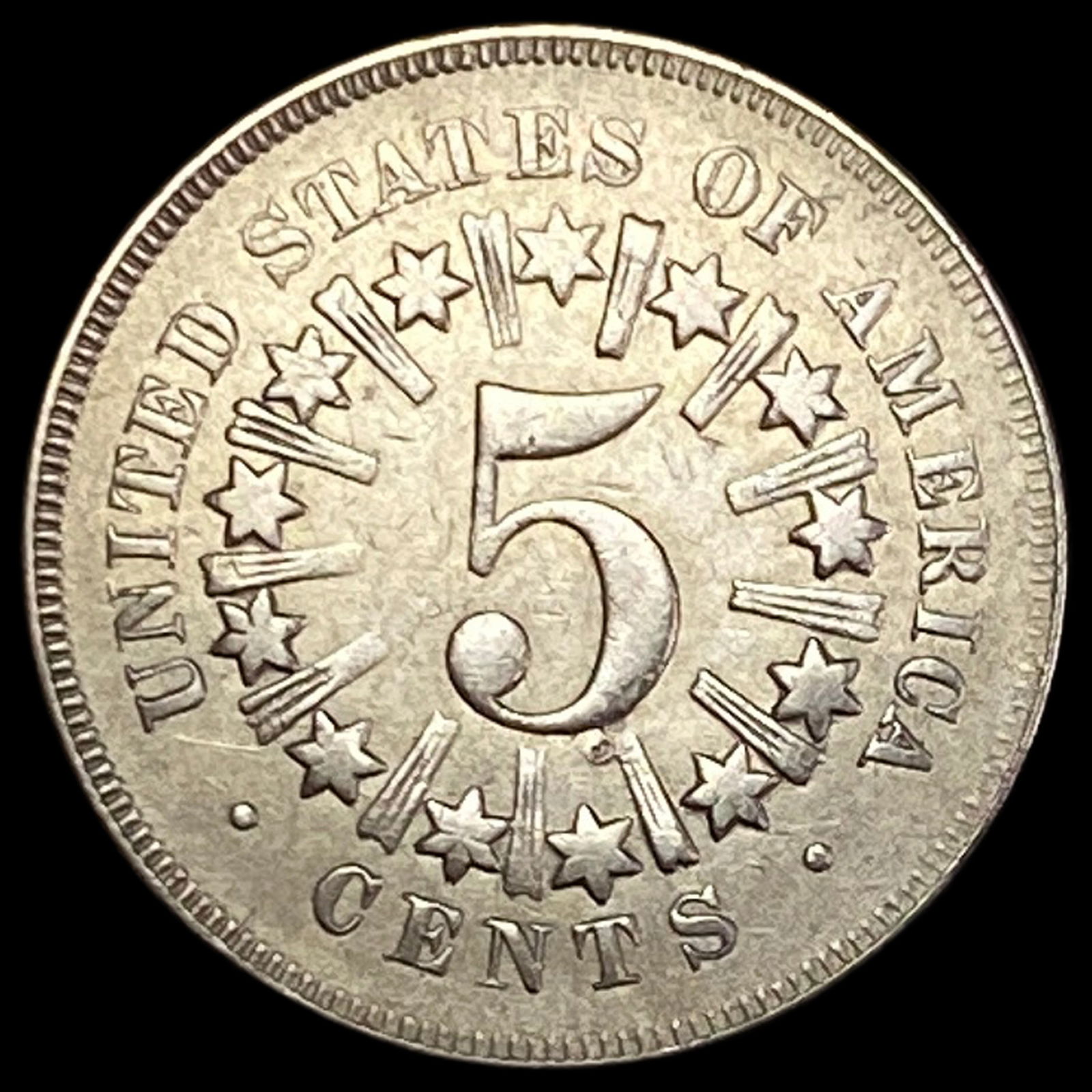 1866 Shield Nickel UNCIRCULATED - 2