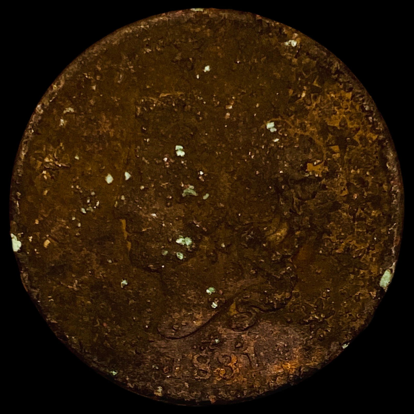 1831 Coronet Head Large Cent HIGH GRADE (1 of 2)