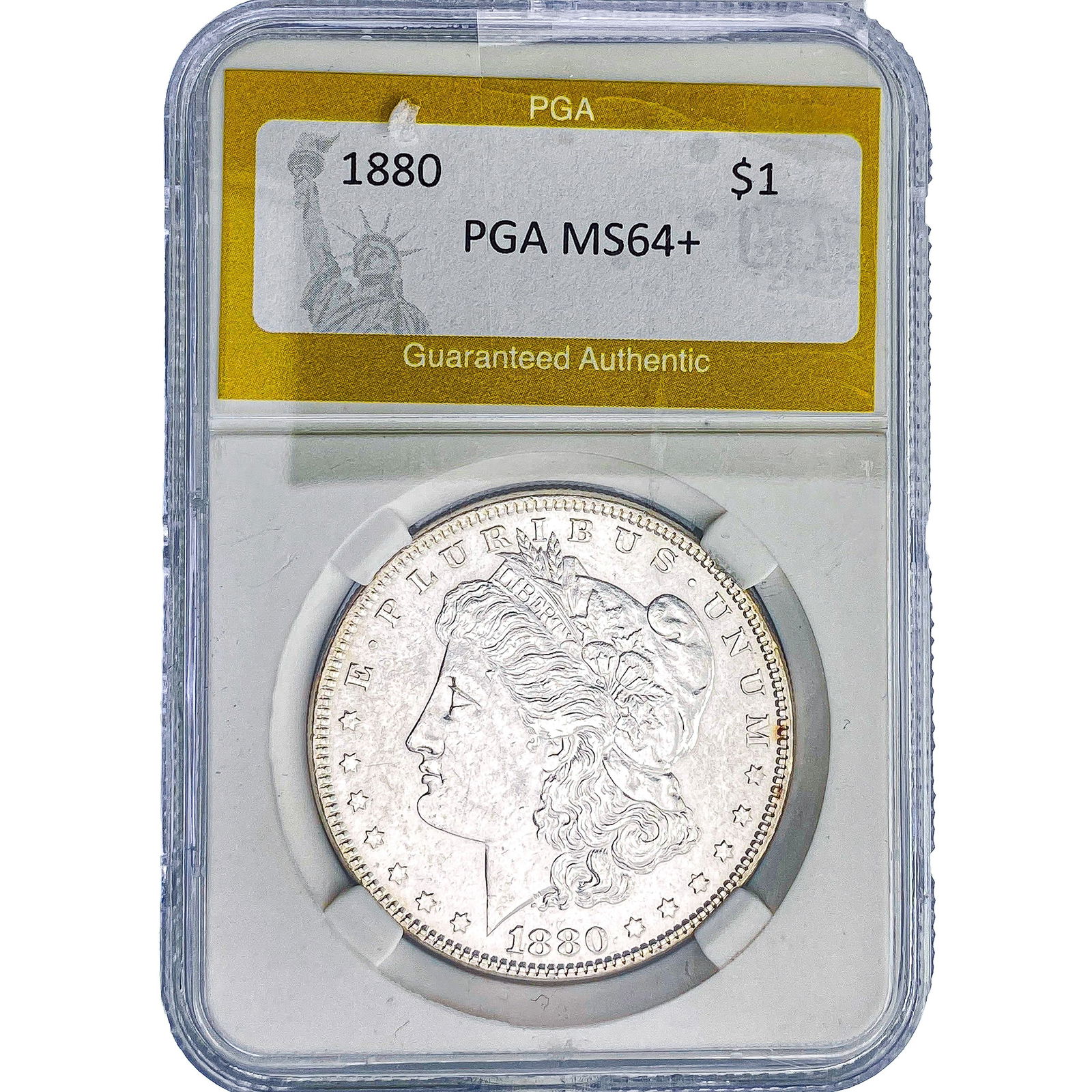 1880 Morgan Silver Dollar PGA MS64+ (1 of 2)