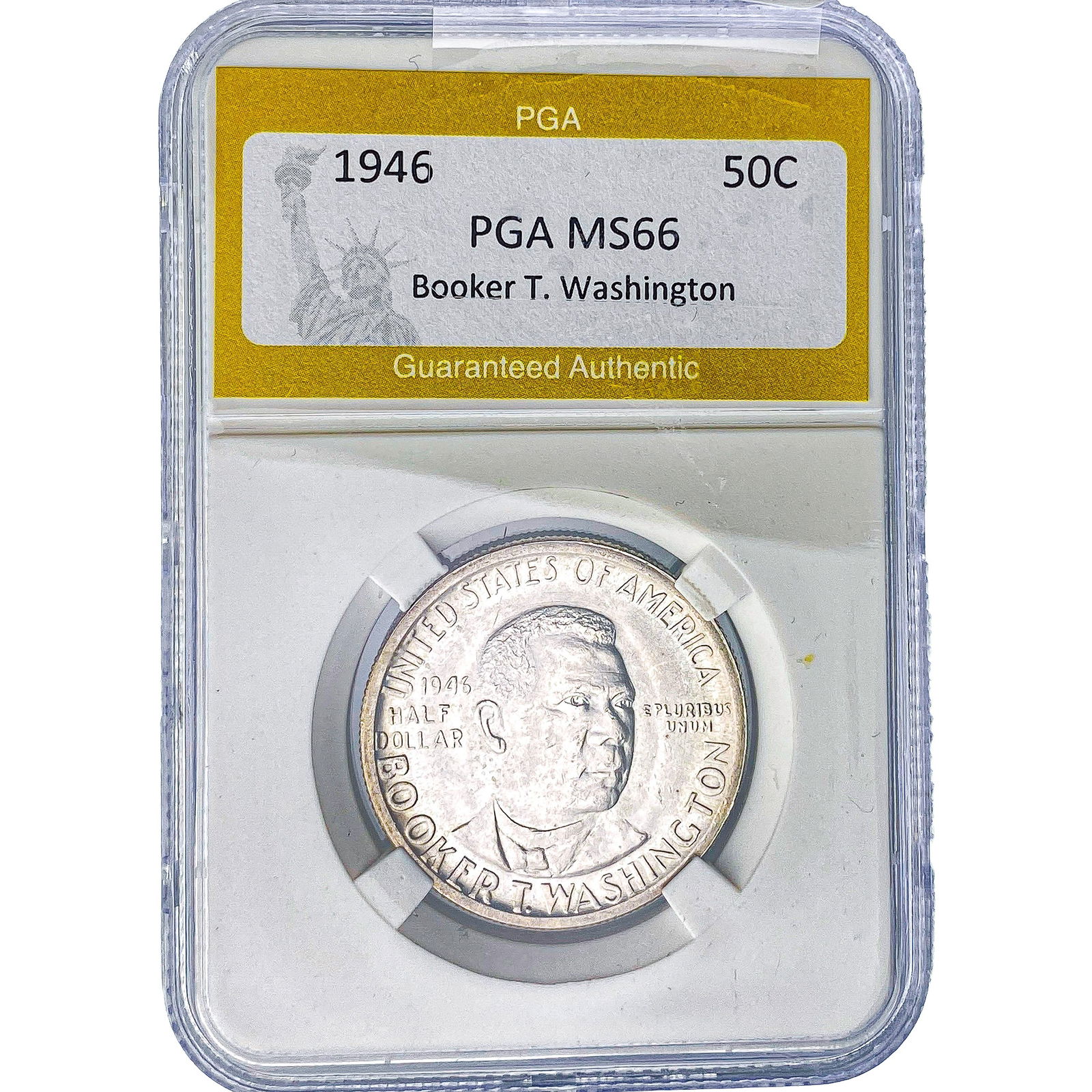 1946 Booker T Half Dollar PGA MS66: 1946 Booker T Half Dollar PGA MS66