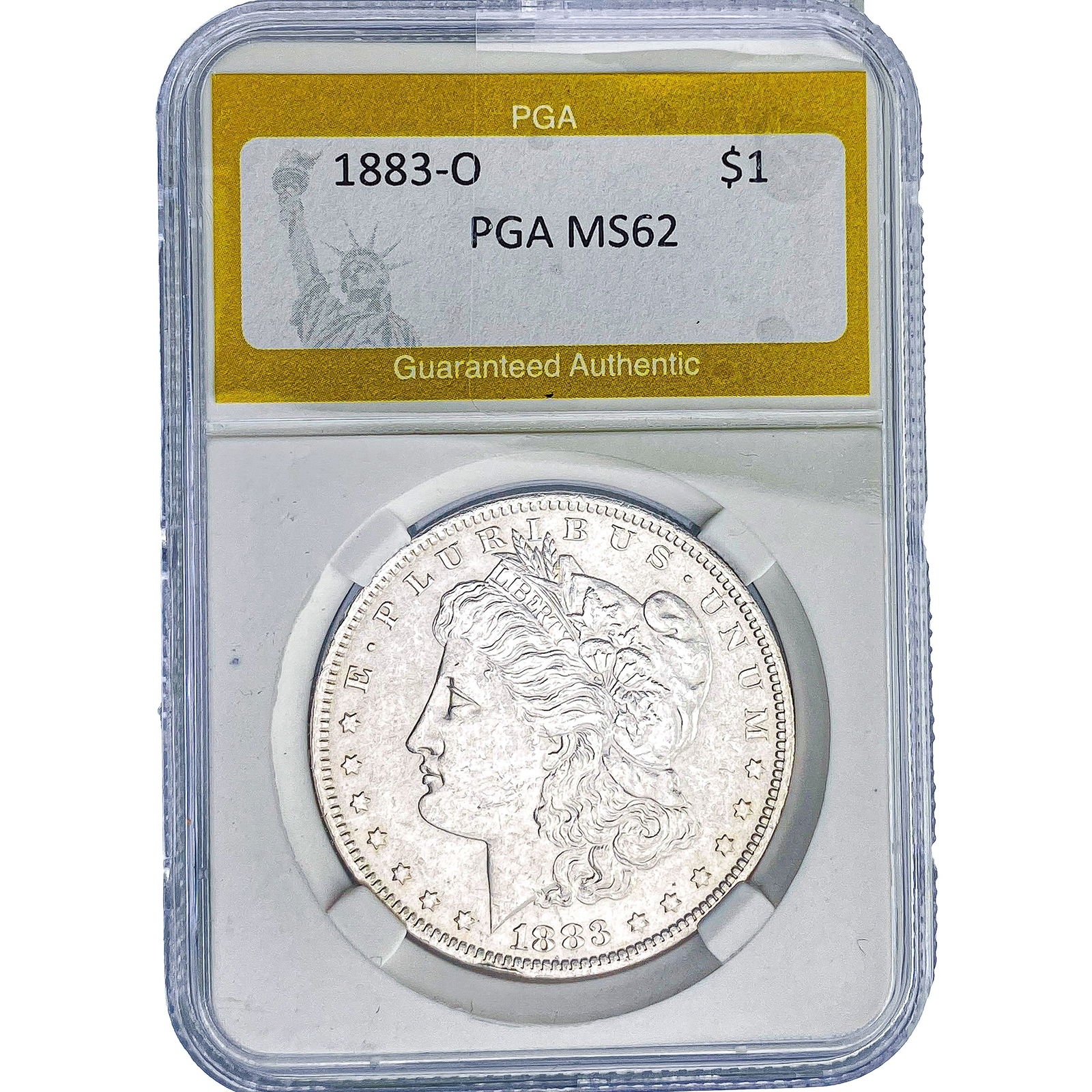 1883-O Morgan Silver Dollar PGA MS62: 1883-O Morgan Silver Dollar PGA MS62