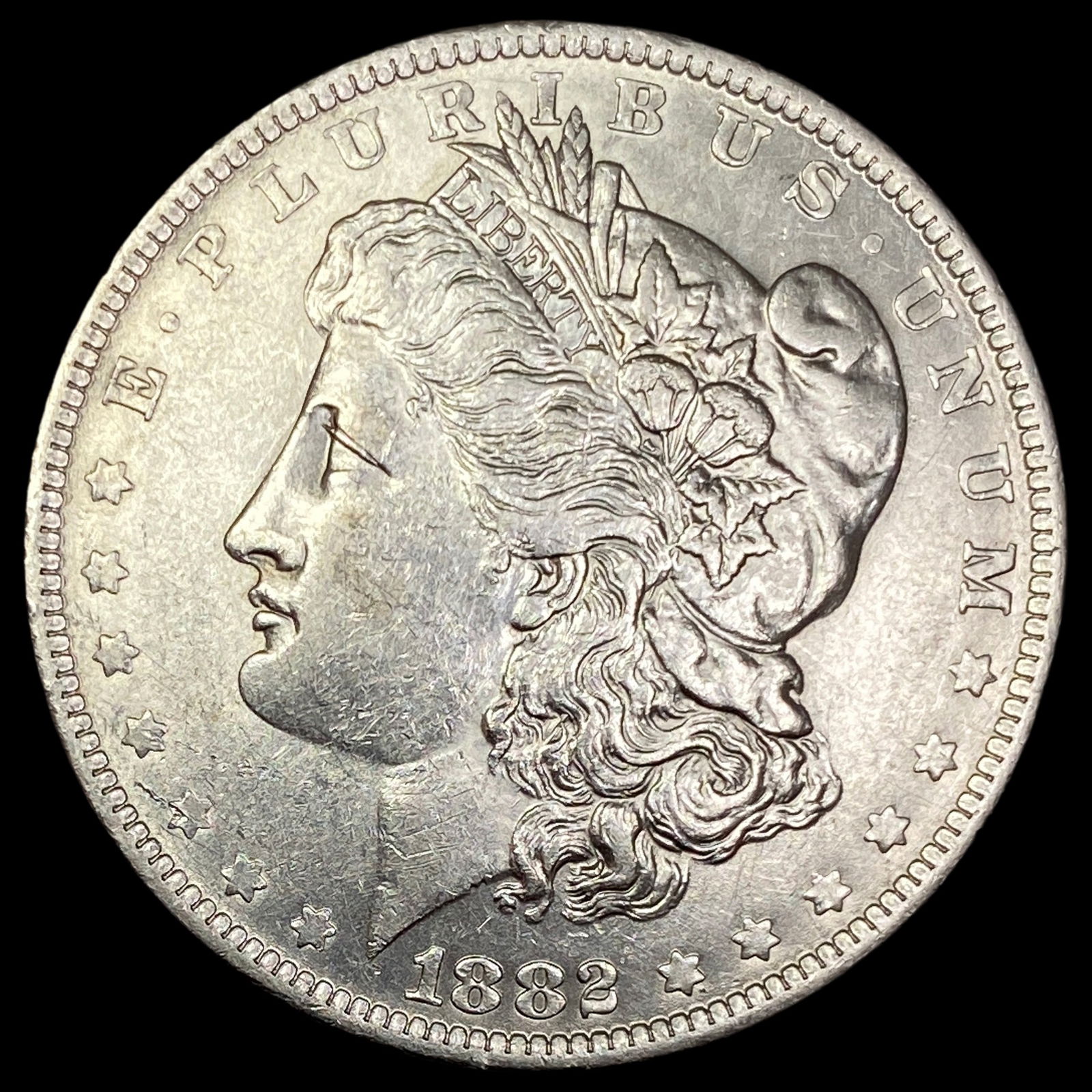 1882-O/S Silver Morgan Dollar CLOSELY UNCIRCULATED (1 of 2)