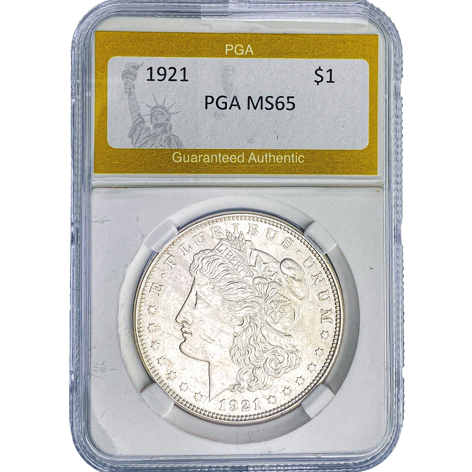 1921 Morgan Silver Dollar PGA MS65 (1 of 2)