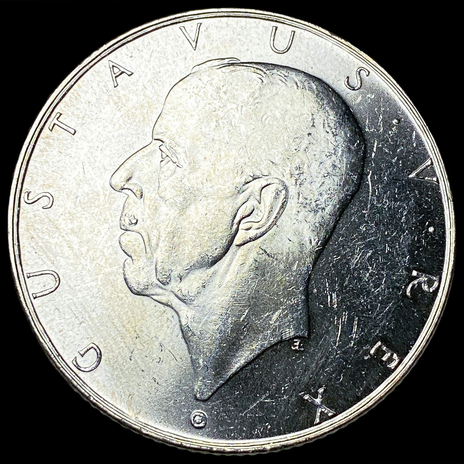 1938 Sweden Silver 2 Kroner UNCIRCULATED: 1938 Sweden Silver 2 Kroner UNCIRCULATED