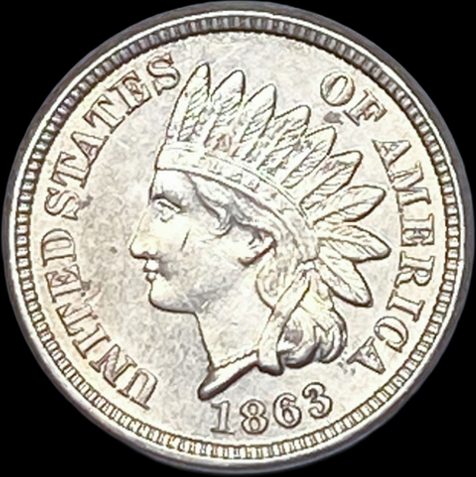 1863 Indian Head Cent UNCIRCULATED (1 of 2)