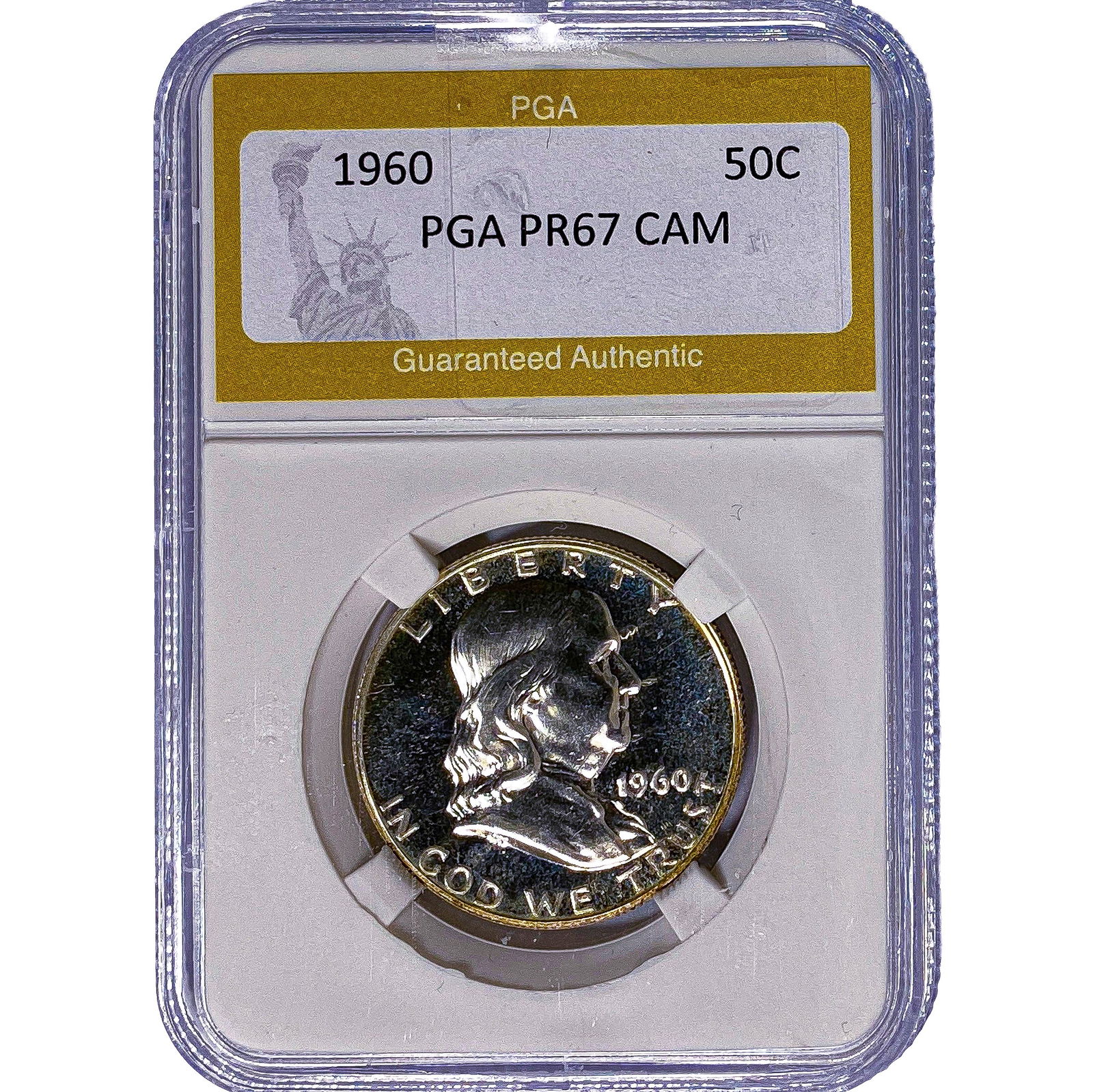 1960 Franklin Half Dollar PGA PR67 CAM (1 of 2)