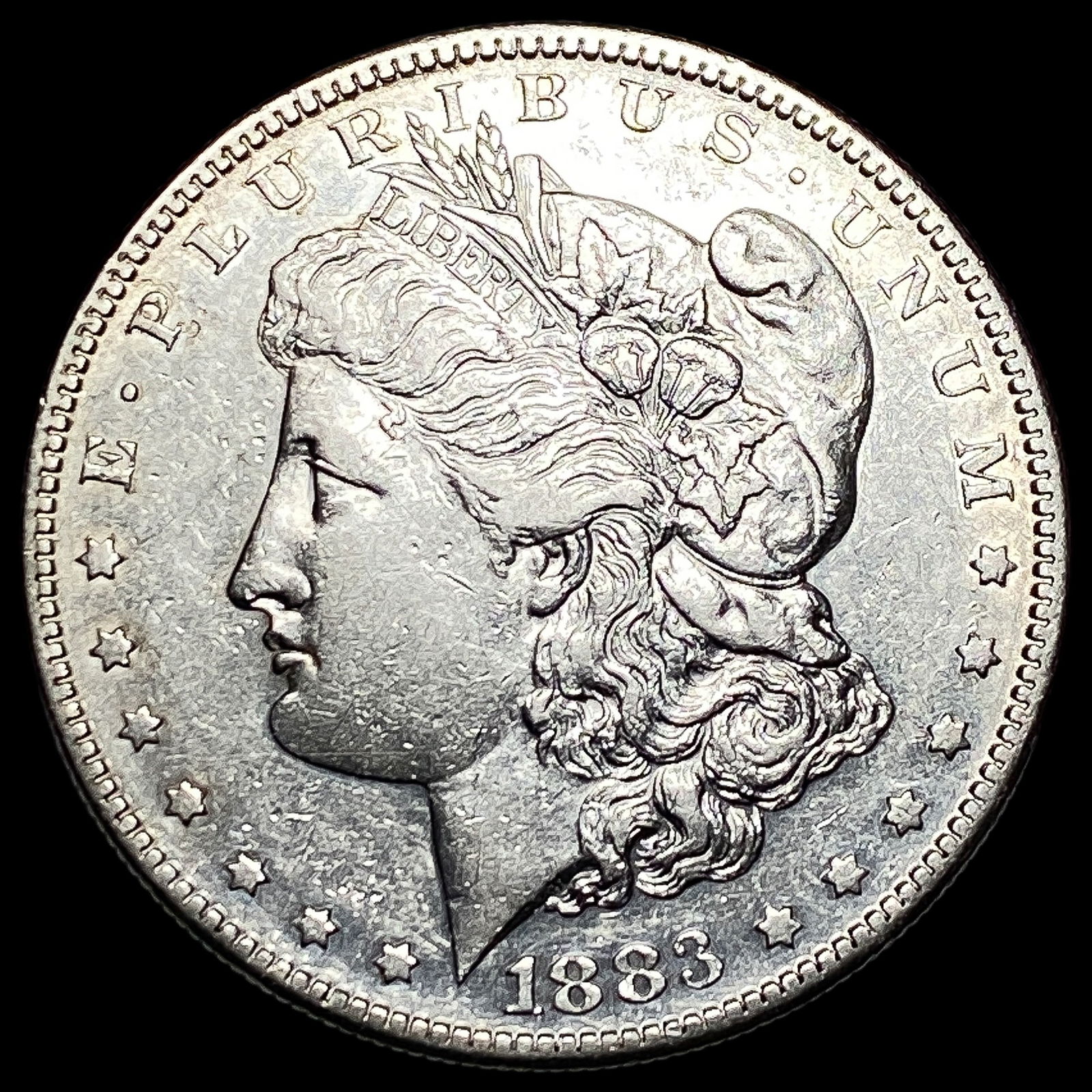 1883-S Silver Morgan Dollar CLOSELY UNCIRCULATED: 1883-S Silver Morgan Dollar CLOSELY UNCIRCULATED