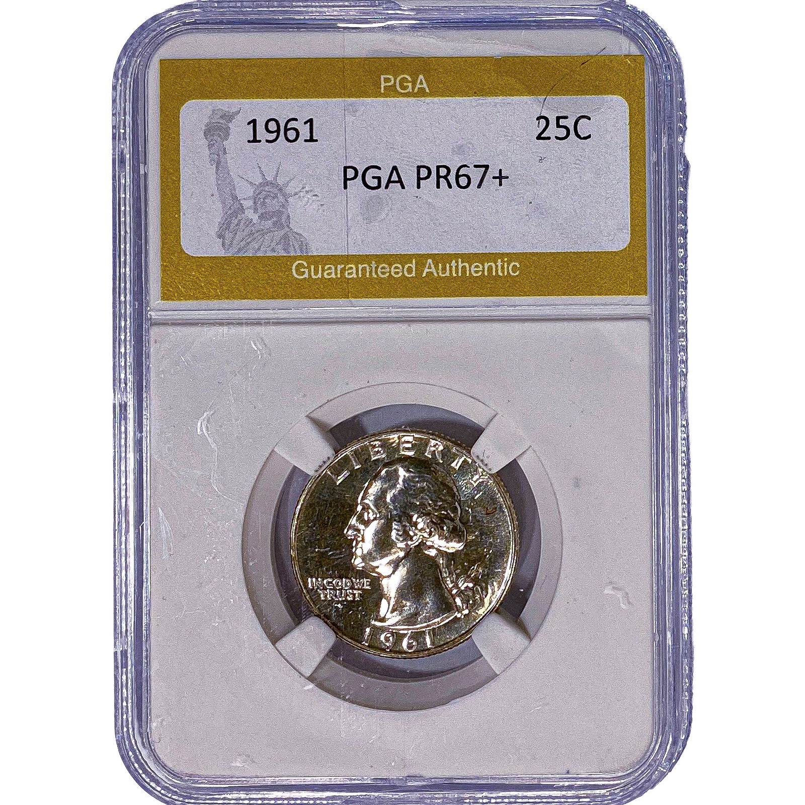 1961 Washington Silver Quarter PGA PR67+: 1961 Washington Silver Quarter PGA PR67+