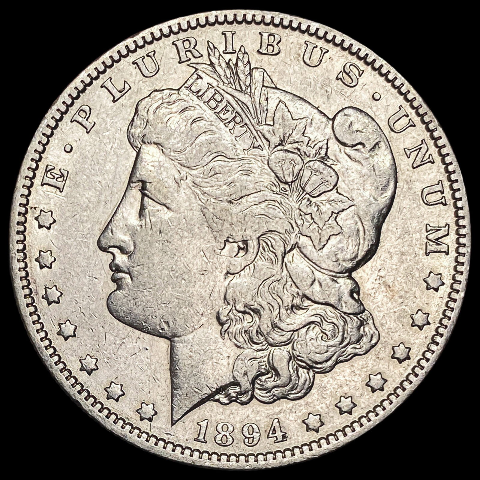1894-O Silver Morgan Dollar NEARLY UNCIRCULATED: 1894-O Silver Morgan Dollar NEARLY UNCIRCULATED