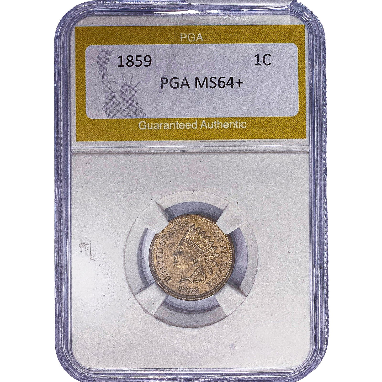1859 Indian Head Cent PGA MS64+ (1 of 2)