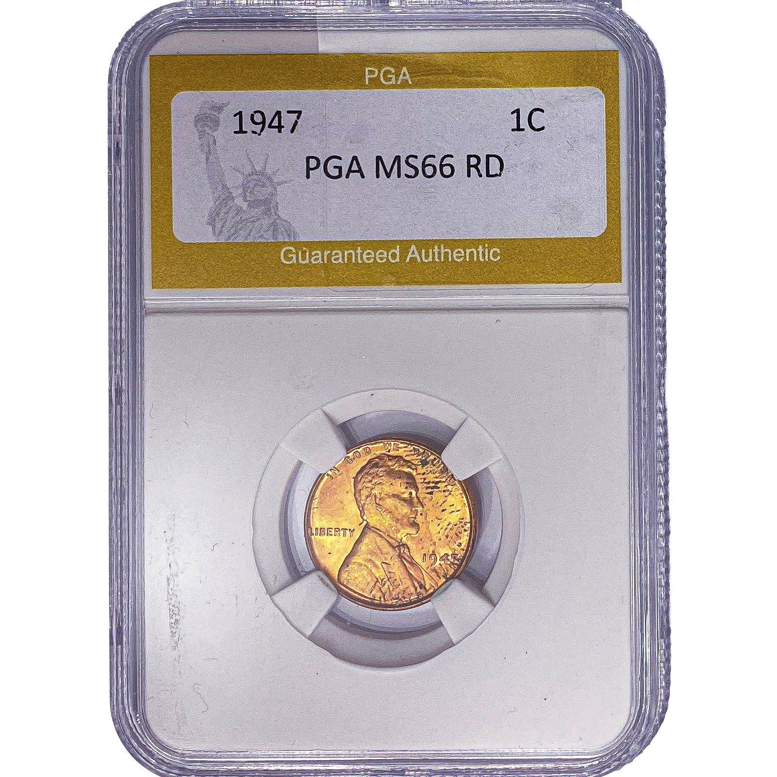 1947 Wheat Cent PGA MS66 RD (1 of 2)