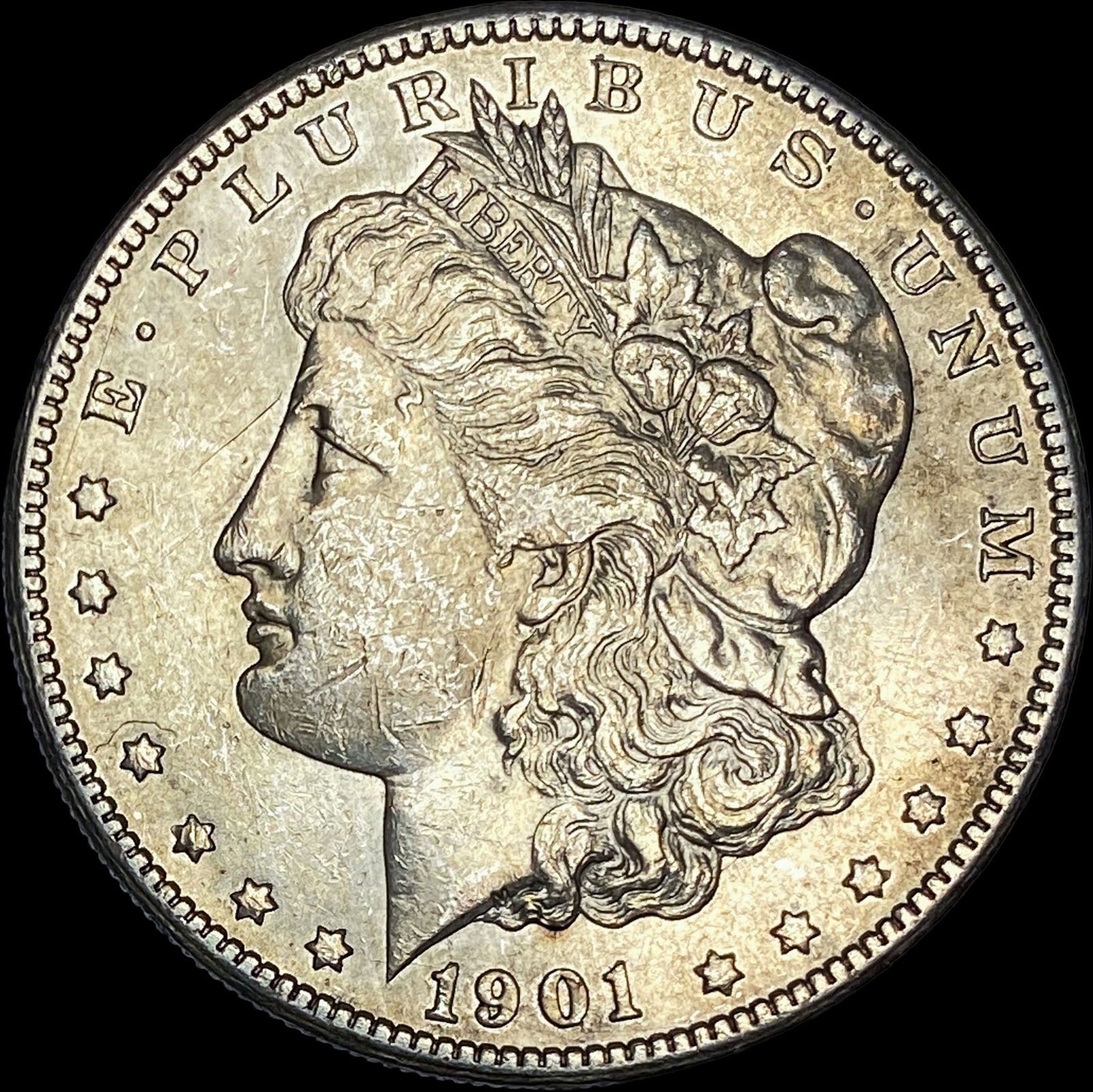 1901-S Silver Morgan Dollar CLOSELY UNCIRCULATED: 1901-S Silver Morgan Dollar CLOSELY UNCIRCULATED