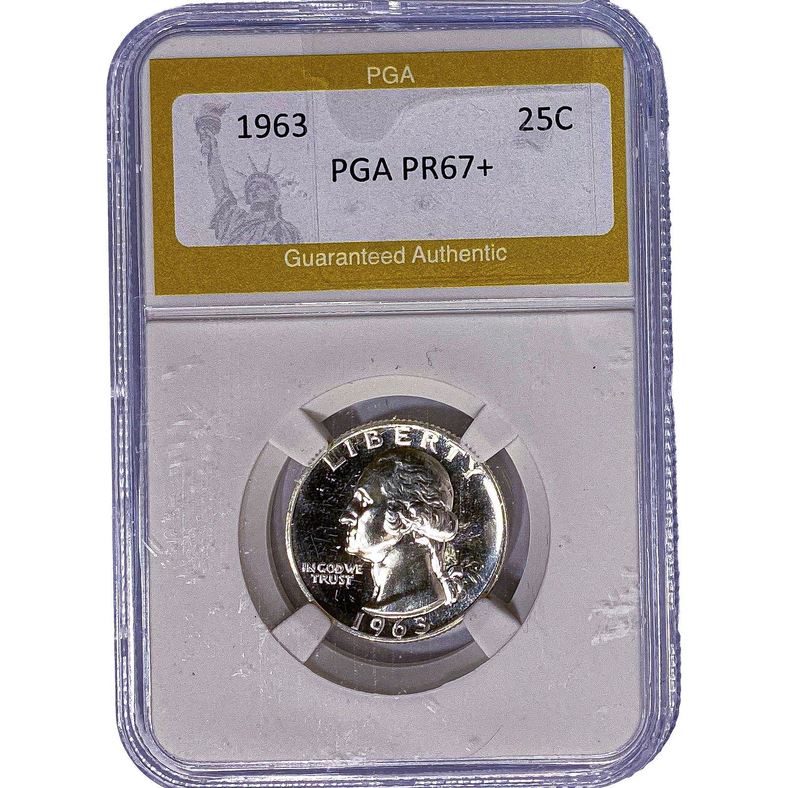 1963 Washington Silver Quarter PGA PR67+: 1963 Washington Silver Quarter PGA PR67+