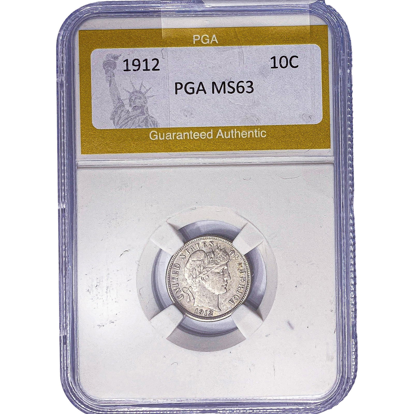 1912 Barber Dime PGA MS63 (1 of 2)