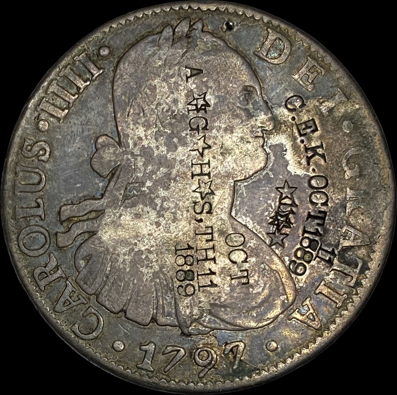 1797Mo FM Mexico 8 Reales NICELY CIRCULATED (1 of 2)