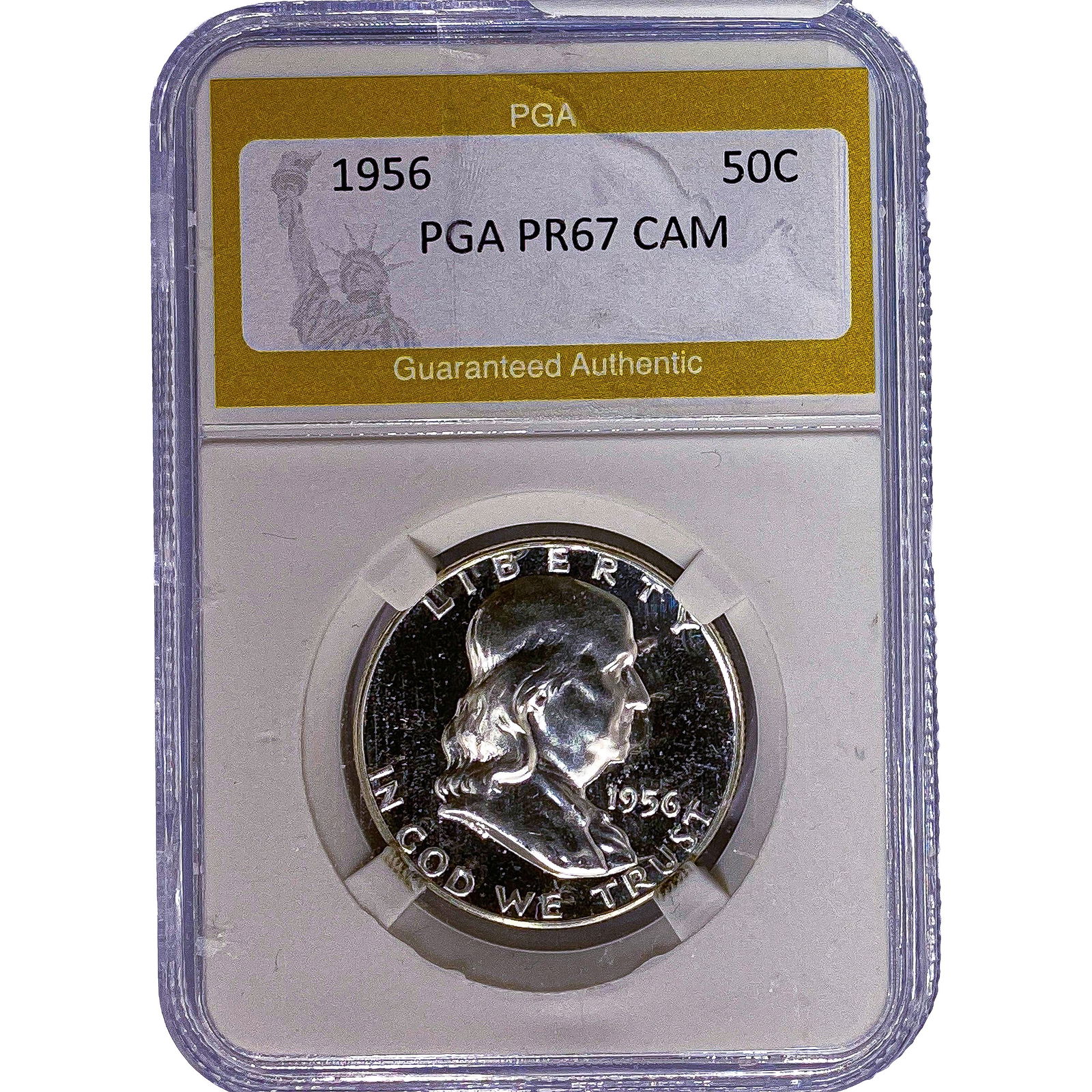 1956 Franklin Half Dollar PGA PR67 CAM (1 of 2)