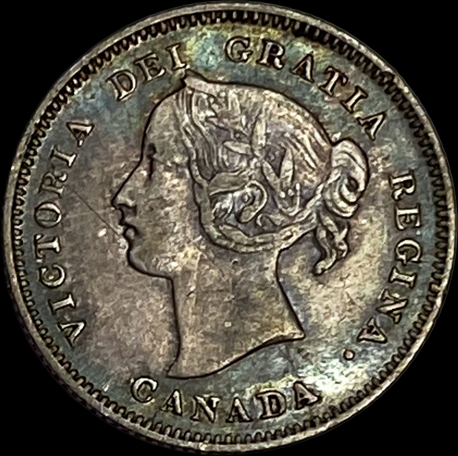 1901 Canada Silver 5 Cents CHOICE BU (1 of 2)